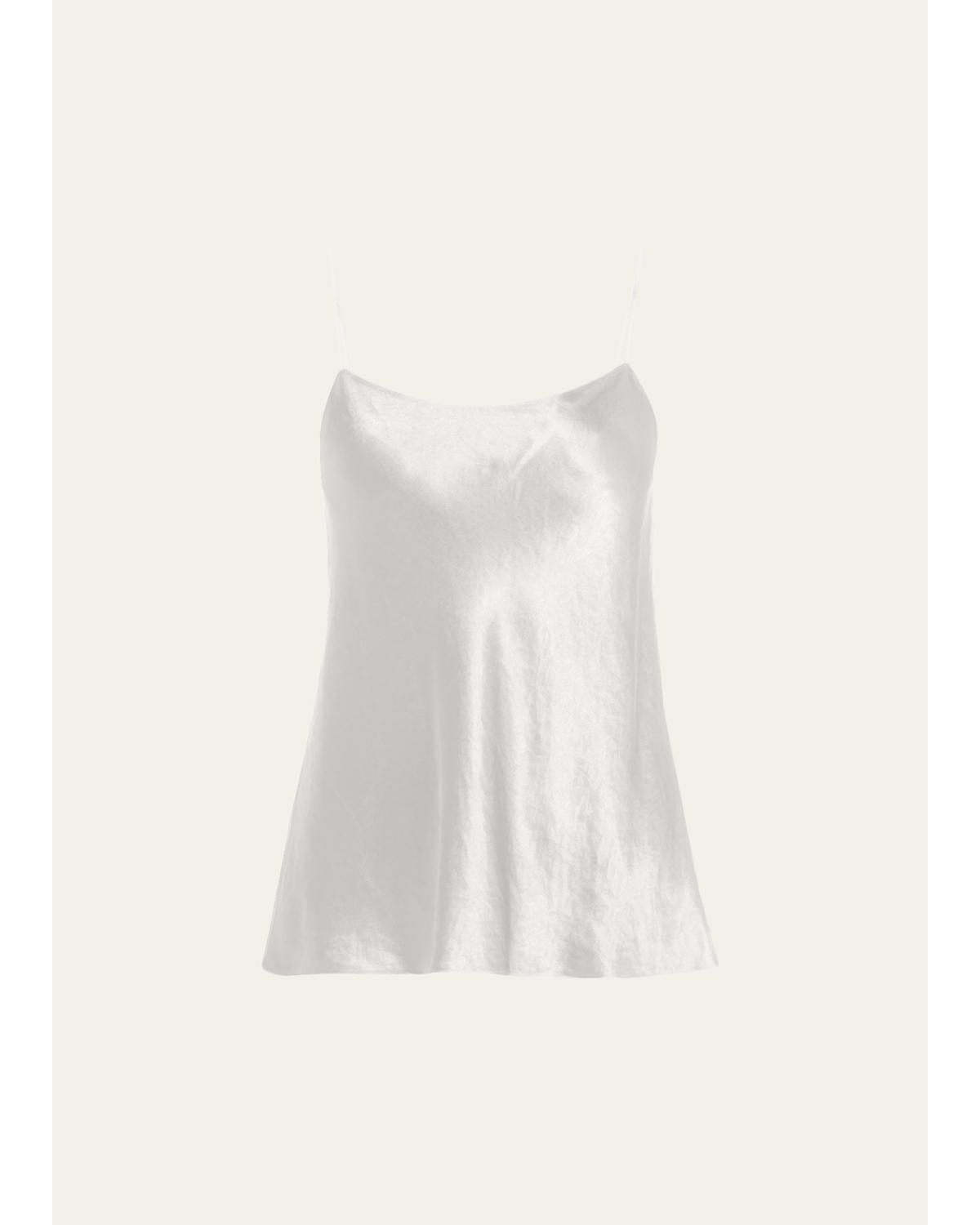 Satin Scoop-Neck Cami