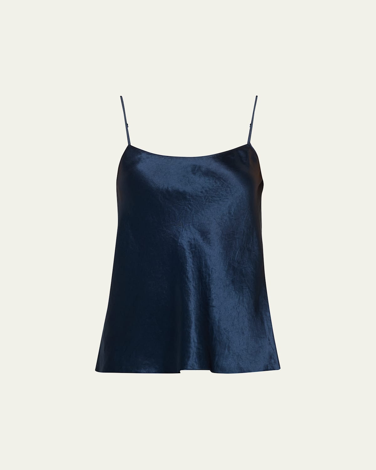 Vince Relaxed-fit Blue Spaghetti Strap Tank Top In Blue