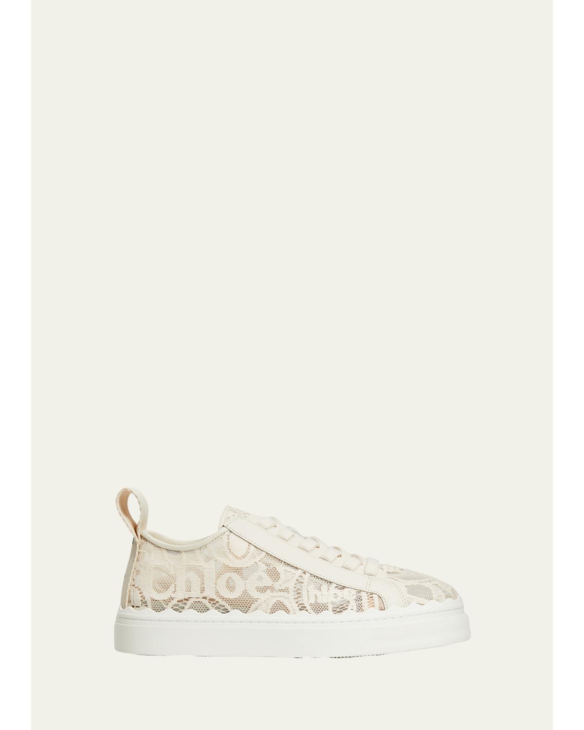 Lauren Logo Lace Low-Top Sneakers