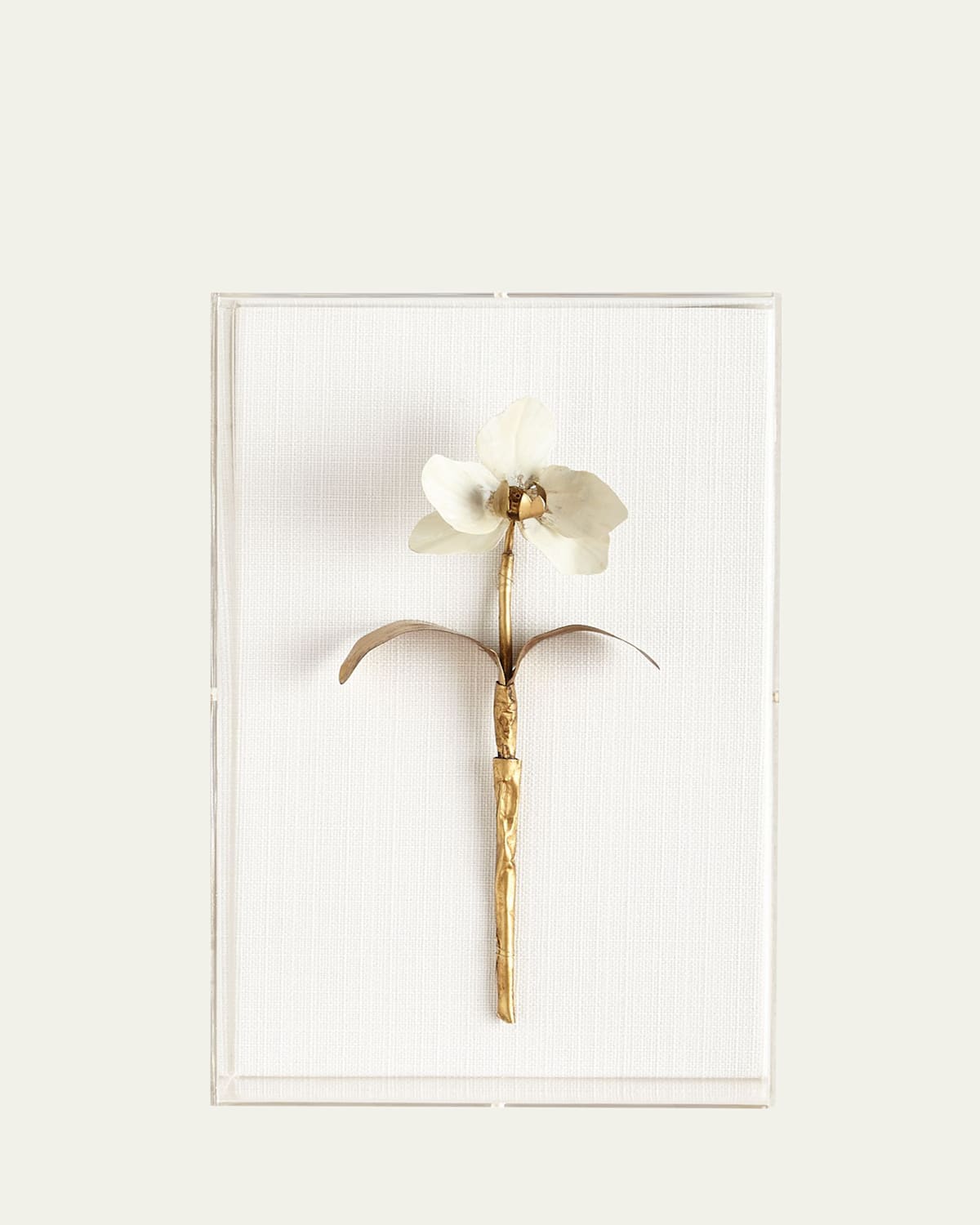 Tommy Mitchell Original Gilded Orchid 1 Study on Linen | Thumbnail 1