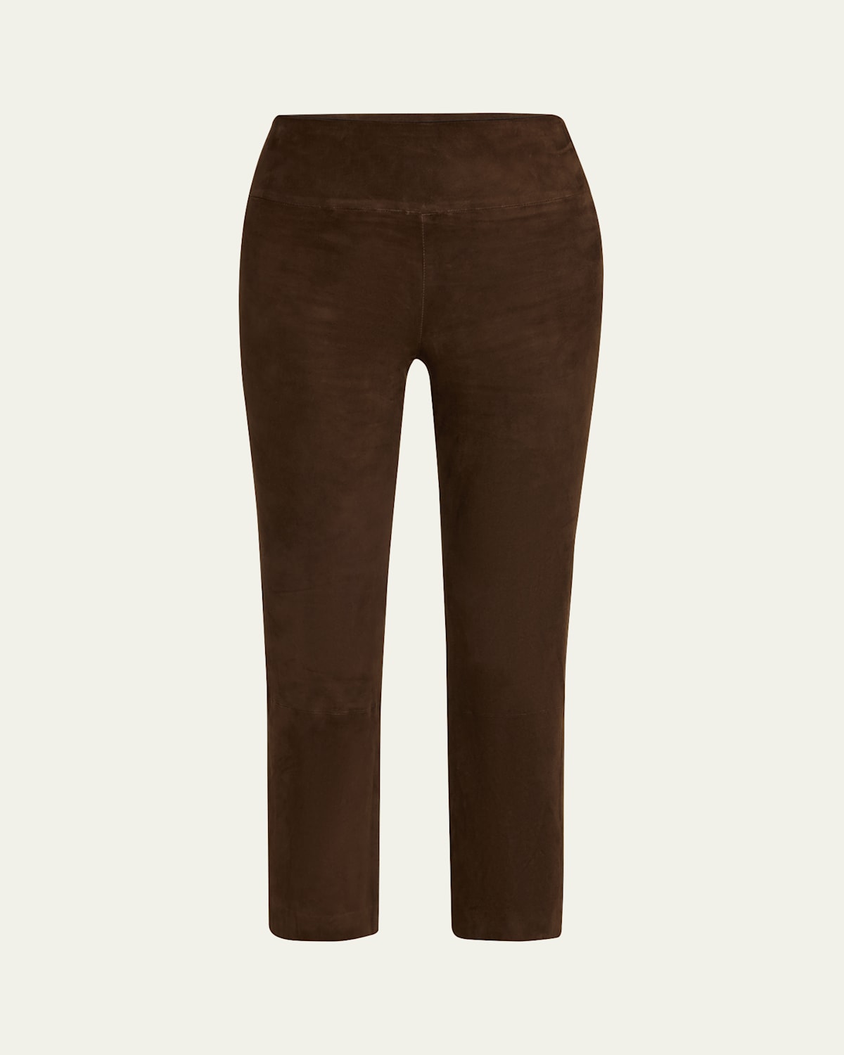 High-Waist Cropped Flare Leggings
