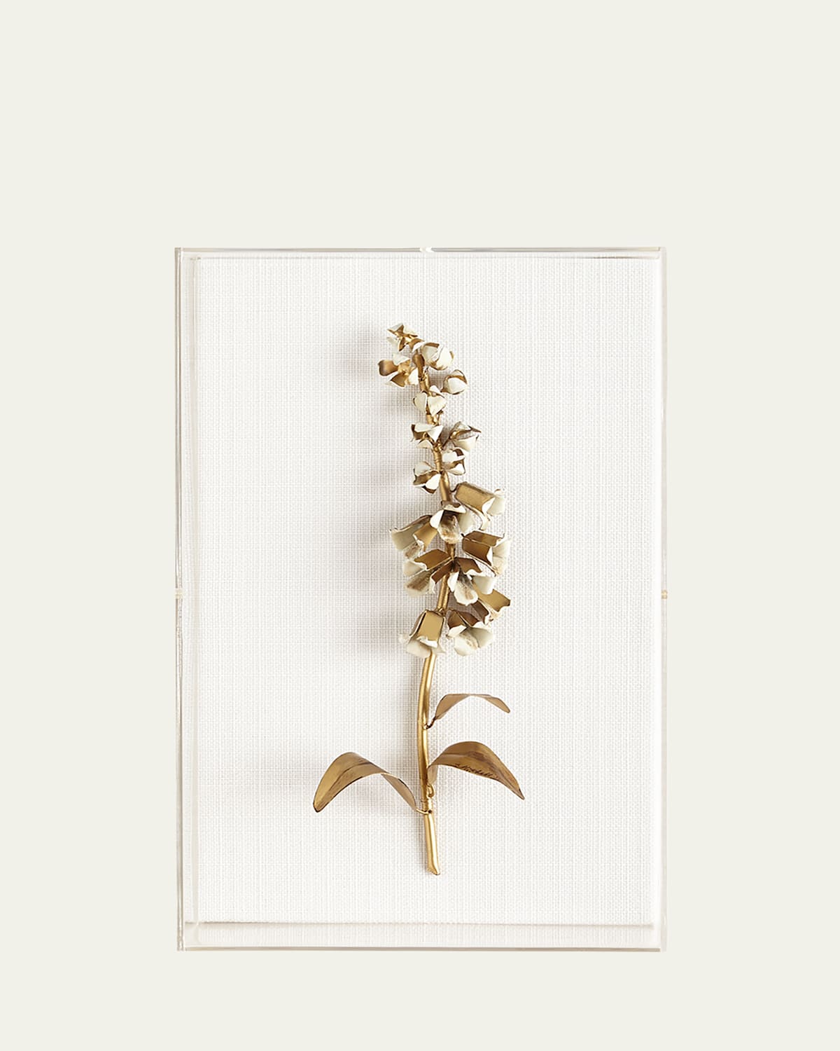 Tommy Mitchell Original Gilded Foxglove Study on Linen | Thumbnail 1