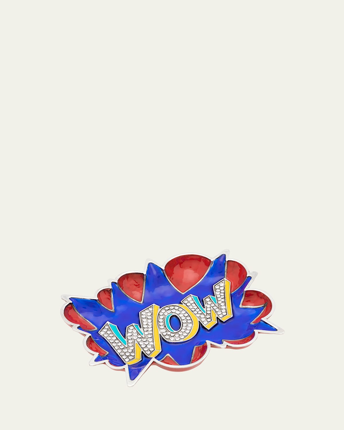 Jay Strongwater Wow Roy Trinket Tray In Multi