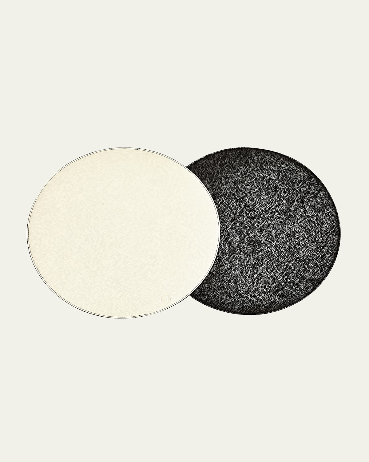 Von Gern Home Round Reversible Placemat In Multi