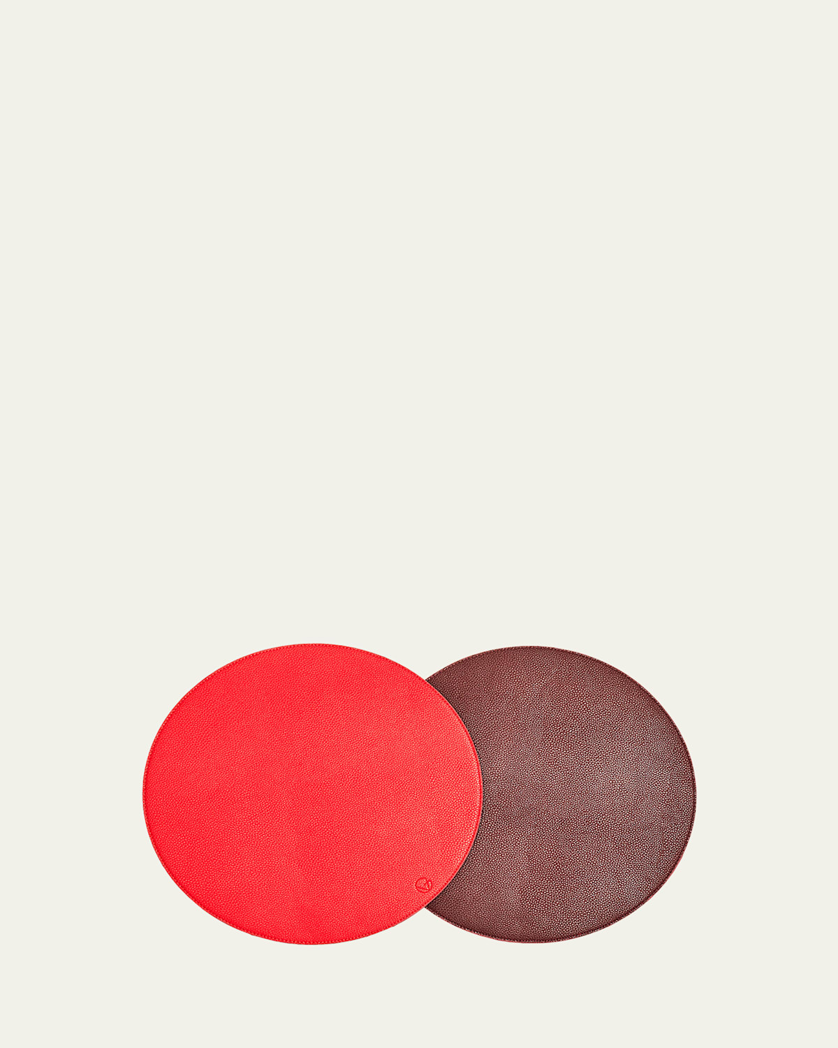 Von Gern Home Reversible Round Placemat In Multi
