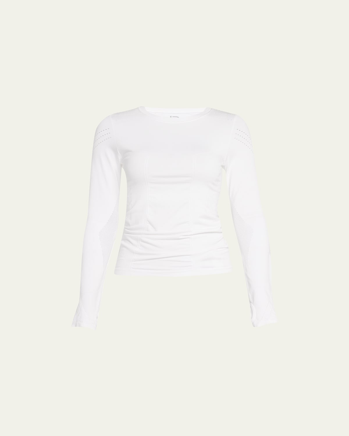 Magnetic Long-Sleeve Mesh Top