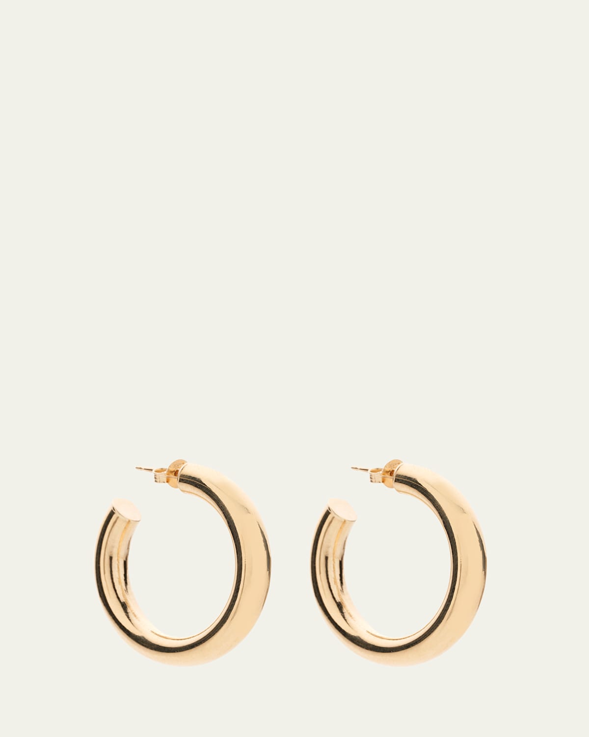 FARAONE MENNELLA by R.F.M.A.S. 18K Yellow Gold Small Thinner Hoop Earrings