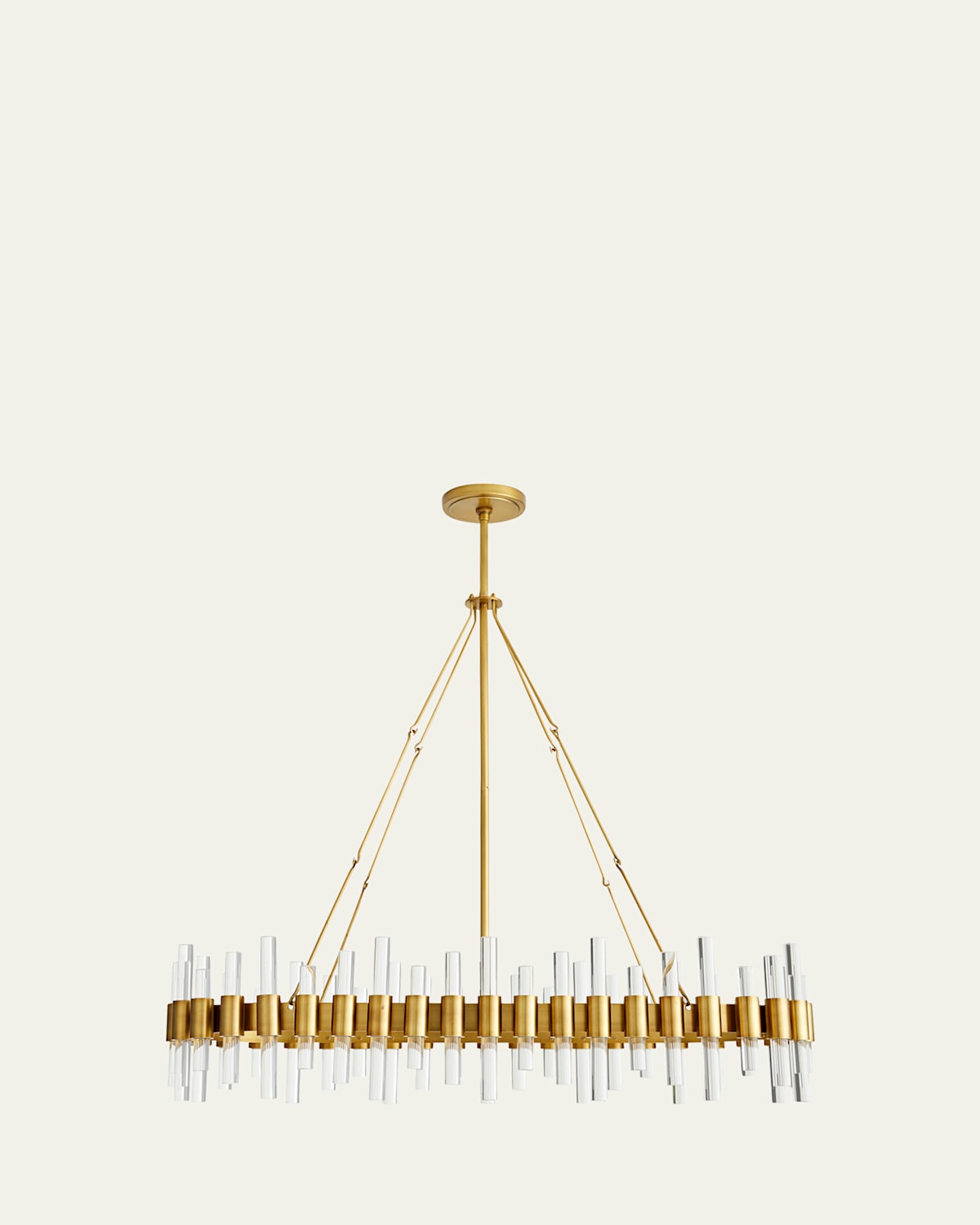 Arteriors Haskell Oval Chandelier In Clear