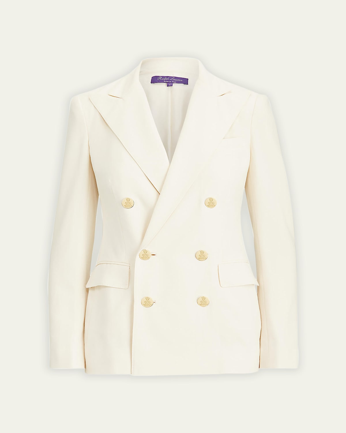 Shop Polo Ralph Lauren Camden Cashmere Jacket In Cream