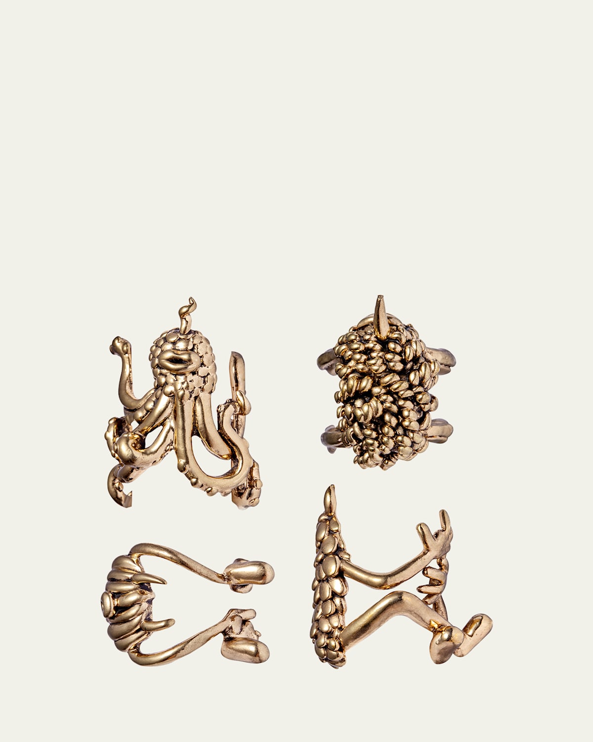 Haas Monster Ball Napkin Rings, Set of 4