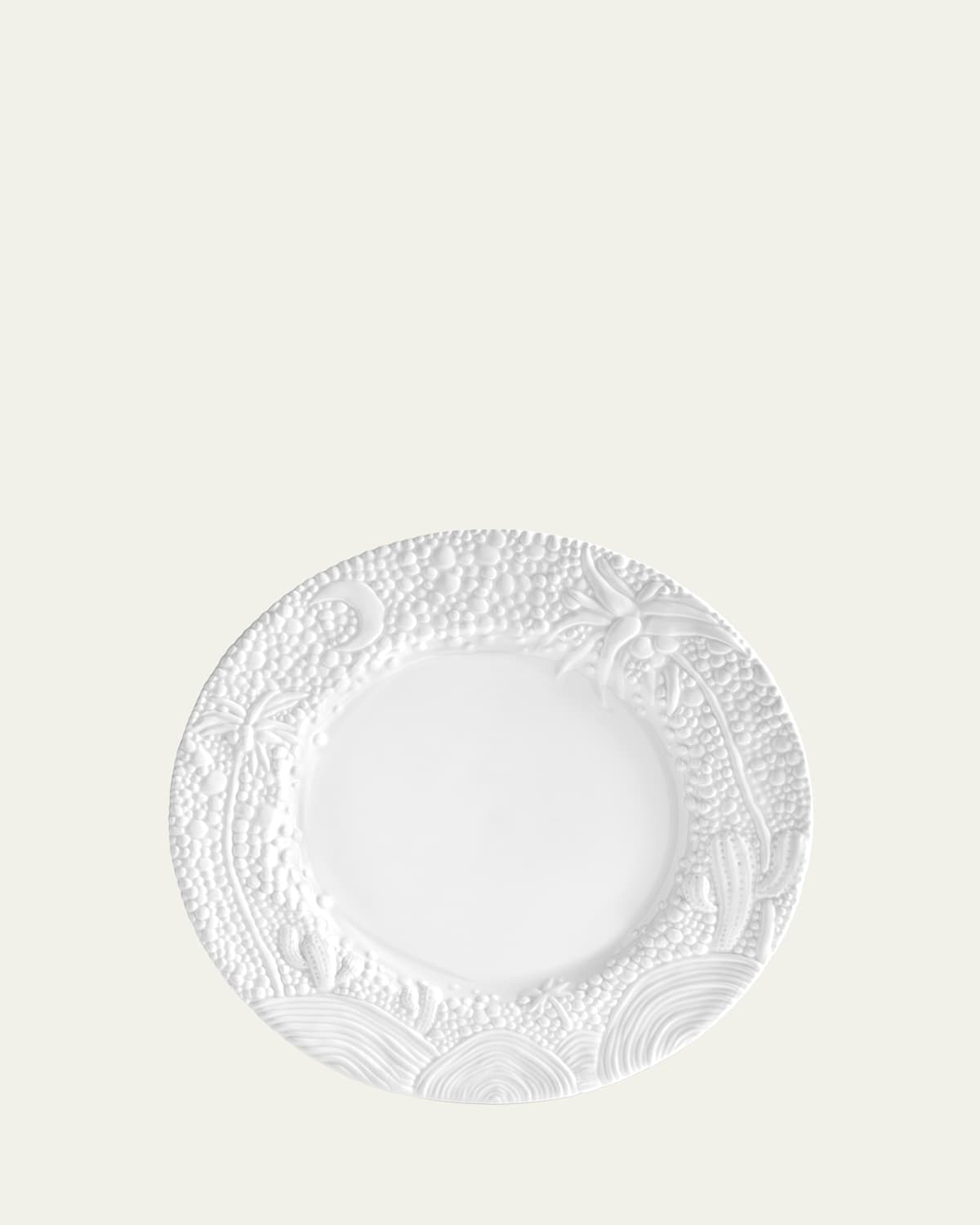 L'objet Haas Mojave Desert Porcelain Charger Plate In White