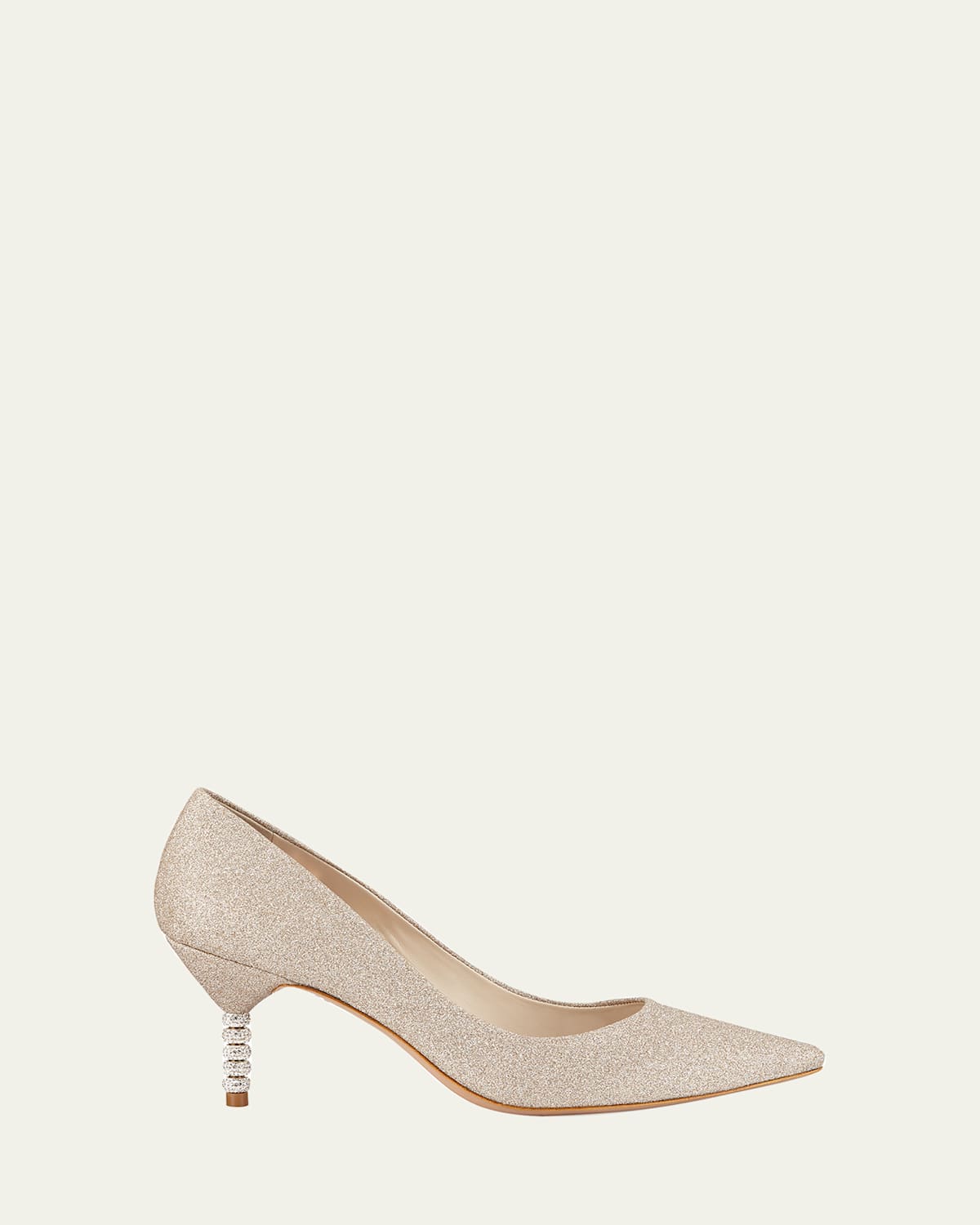 Coco Glitter Crystal-Heel Pumps