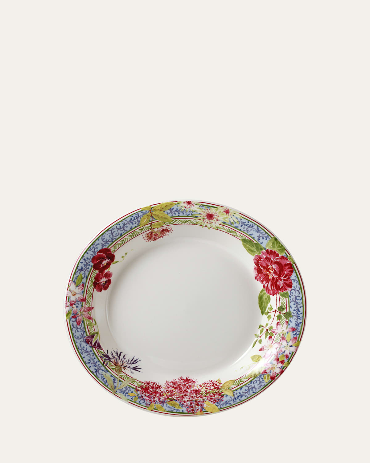 Gien Millefleurs Rim Soup Bowl In Multi