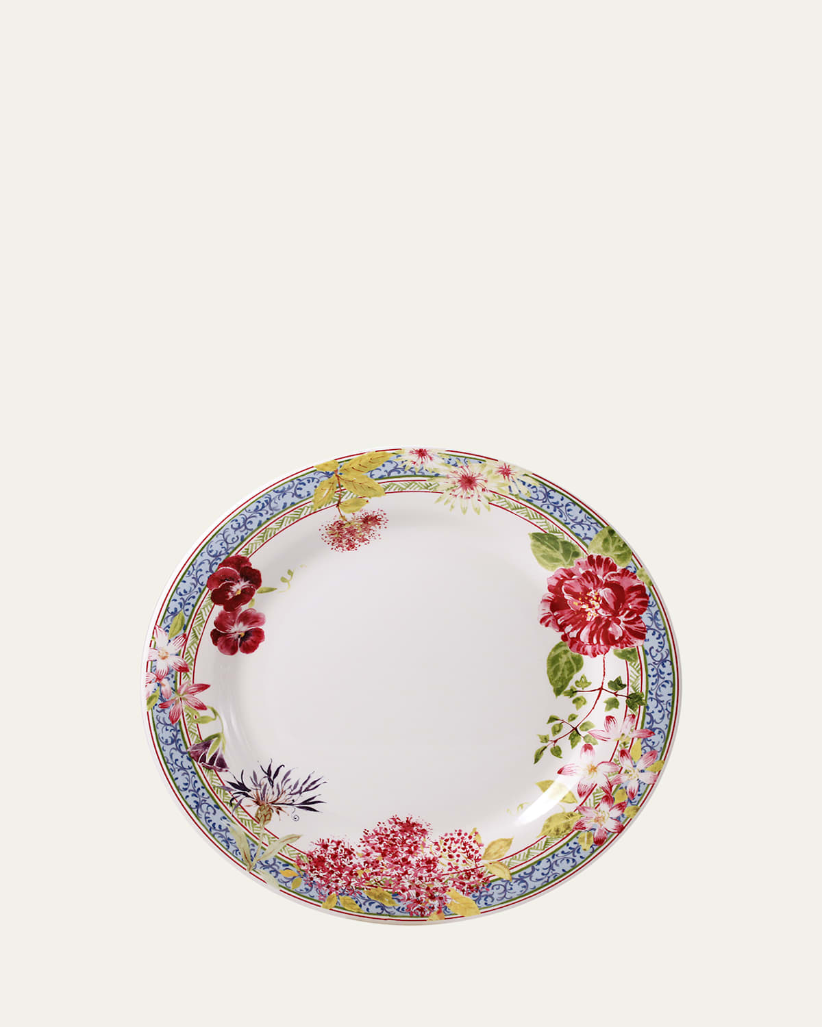 Gien Millefleurs Dinner Plate In Multi