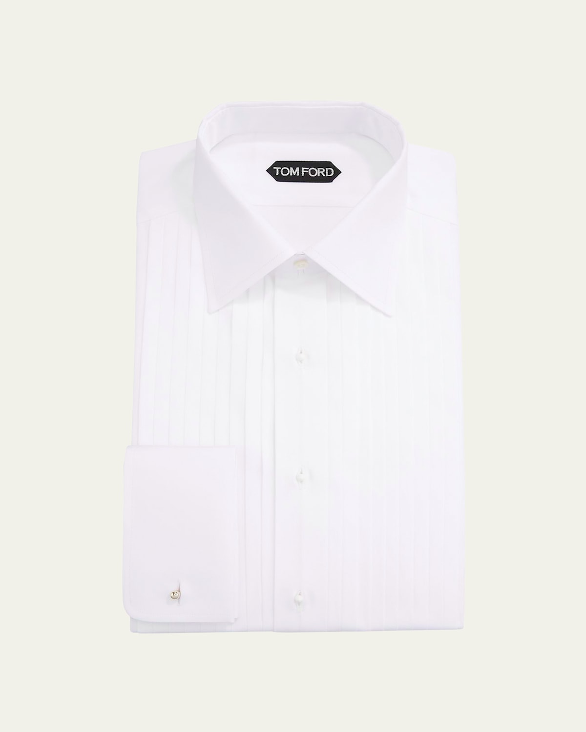 TOM FORD Men's Plisse Formal Dress Shirt | Thumbnail 5