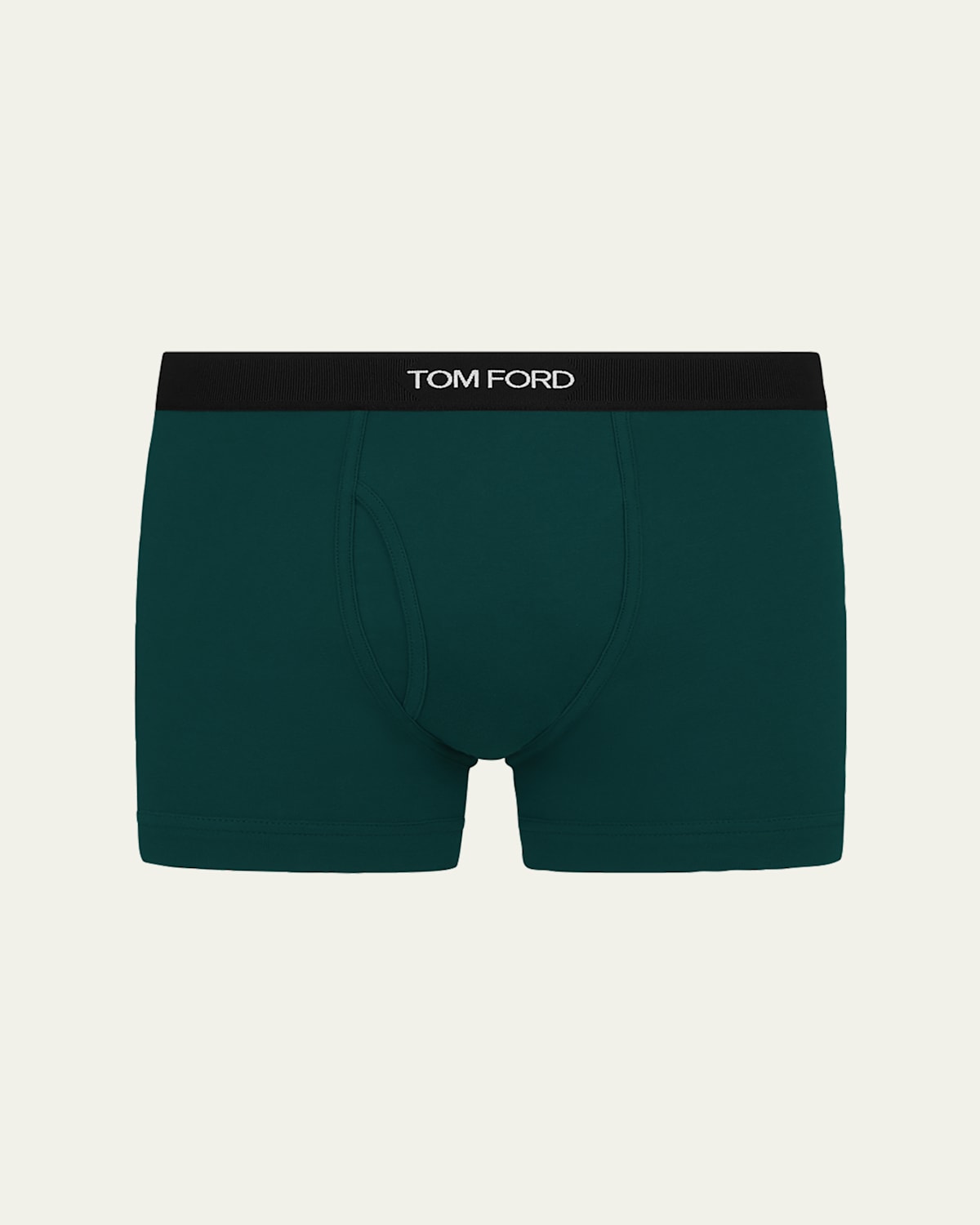 Tom Ford Logo-trim Boxer Briefs In Green