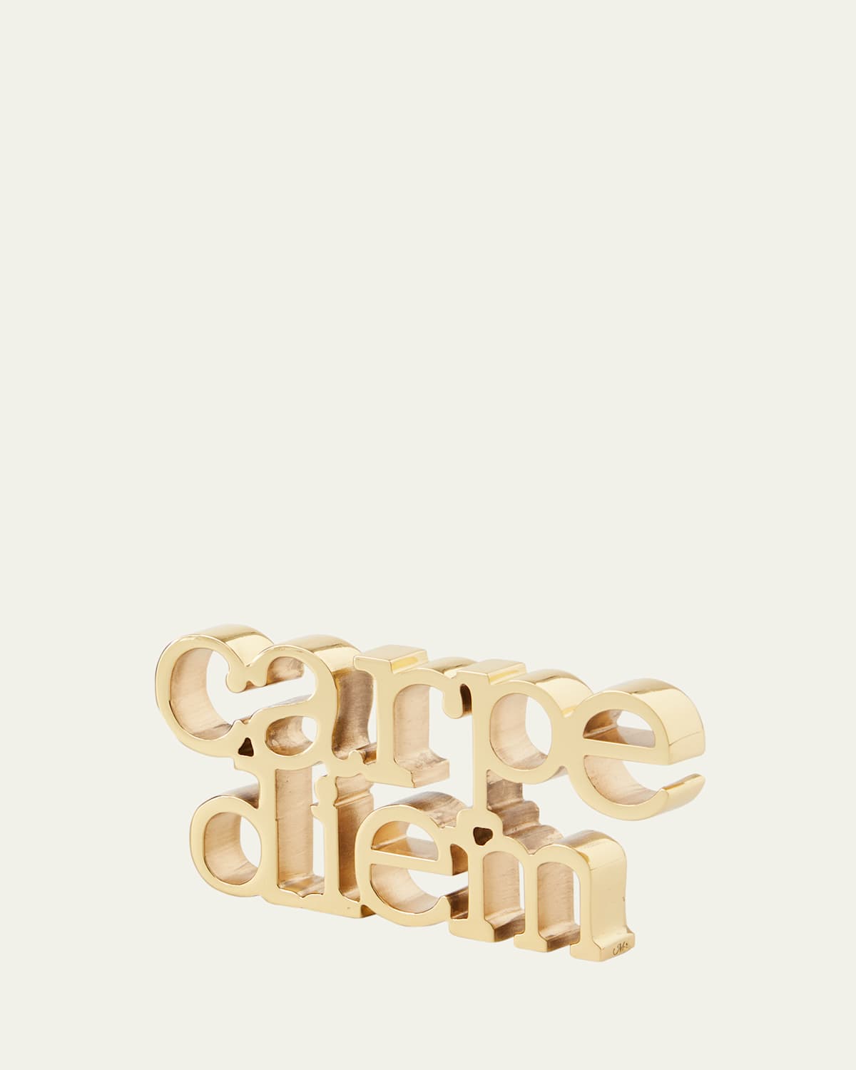 Monica Rich Kosann Carpe Diem Brass Table Charm - Women's Home