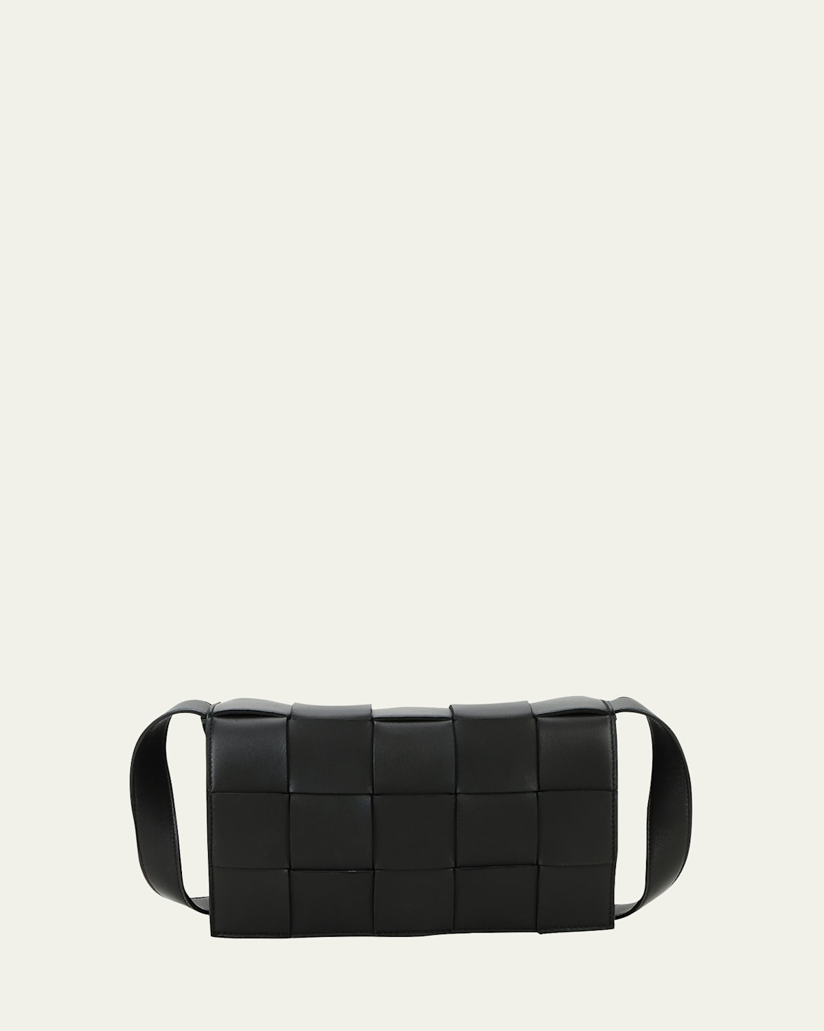 Bottega Veneta Cassette Bag In Black/silver