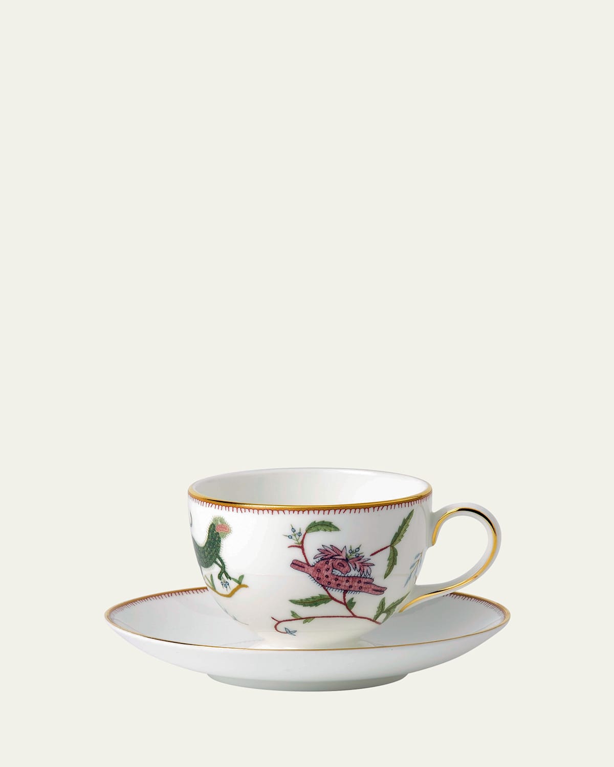 WEDGWOOD MYTHICAL CREATURES TEACUP & SAUCER SET 
