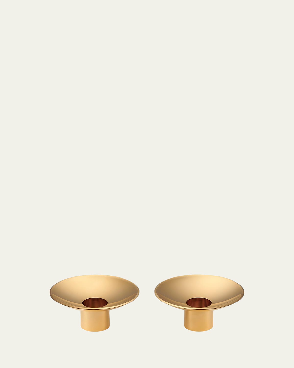 Aerin Evelina Candleholders, Set Of 2 In Gold