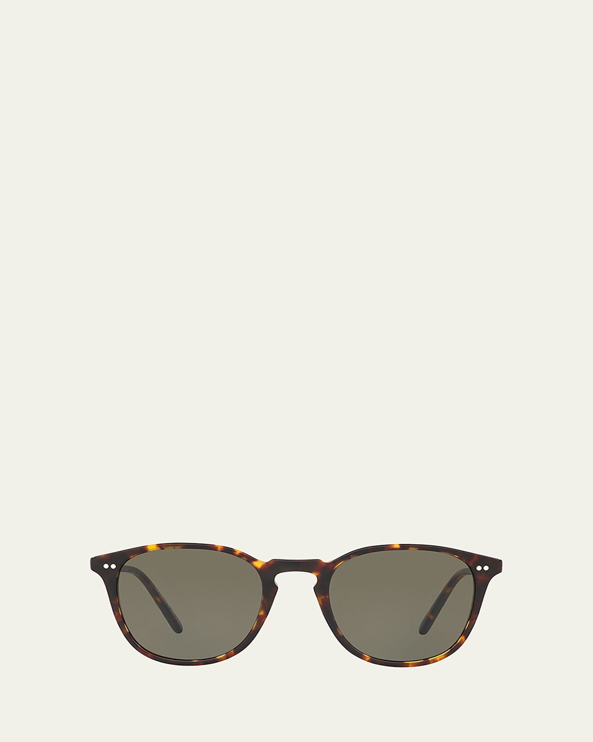 Oliver Peoples Forman Square Polarized Sunglasses In Dark Green