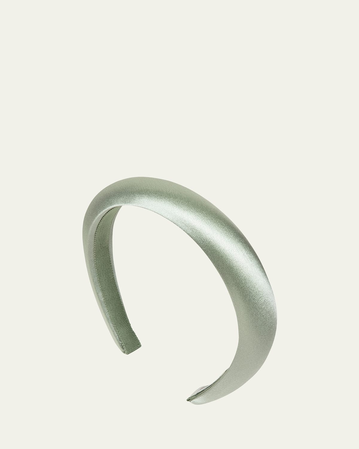 Jennifer Behr Tori Silk Satin Headband In Neutral