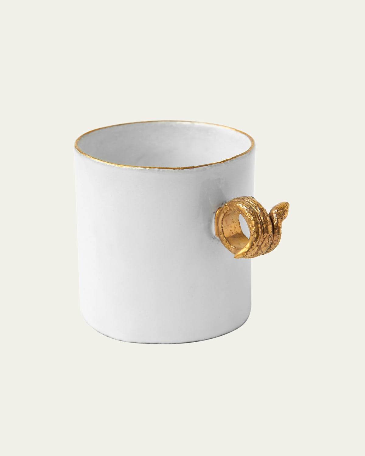 Astier De Villatte Serena Snake Ring Cup