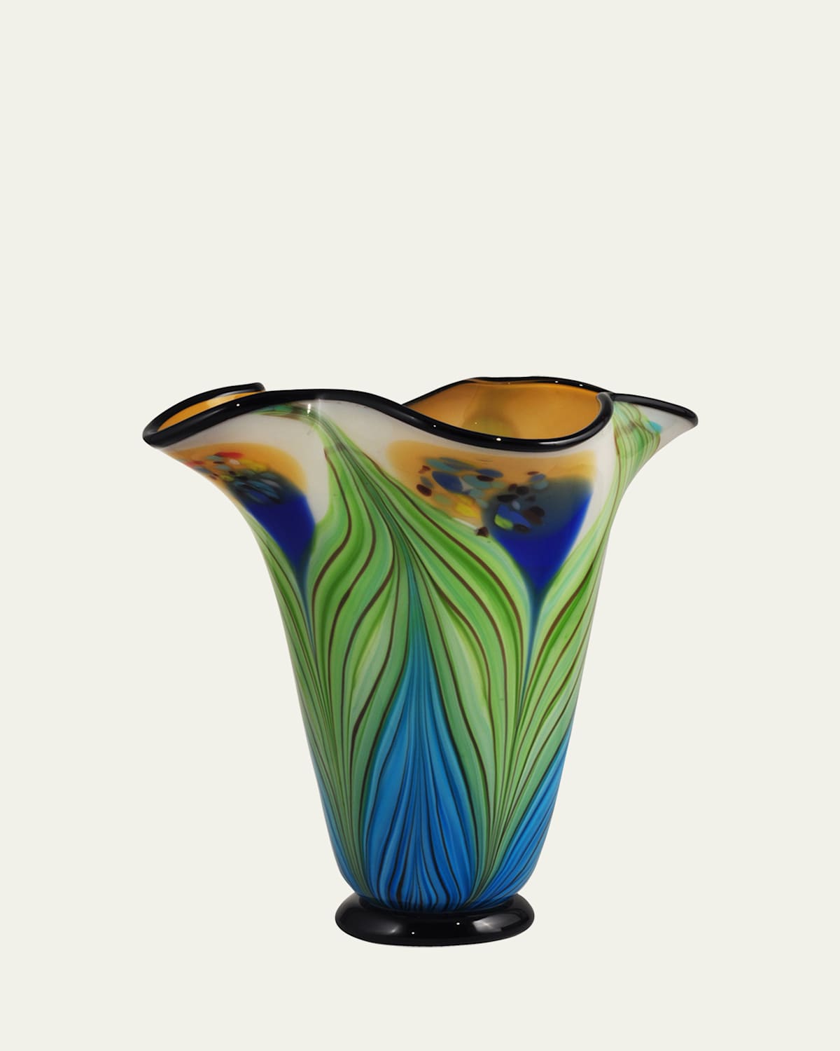 Dale Tiffany Kalima Decorative Art Glass Vase | Thumbnail 4