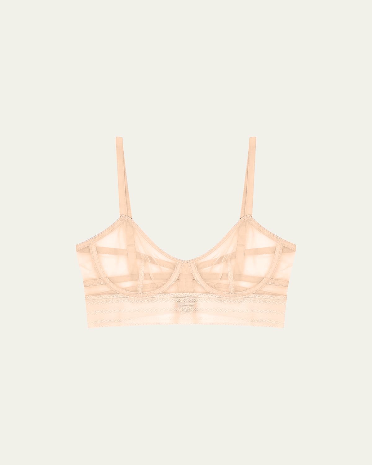 Bare Long-Line Underwire Bra