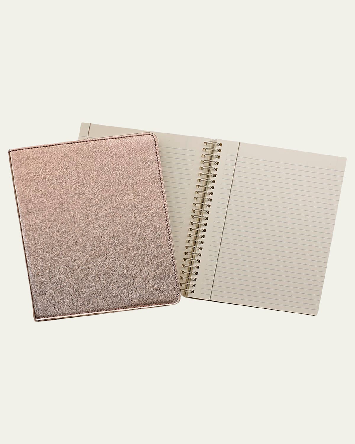 Graphic Image 9" Wire-o Notebook In Rosegold