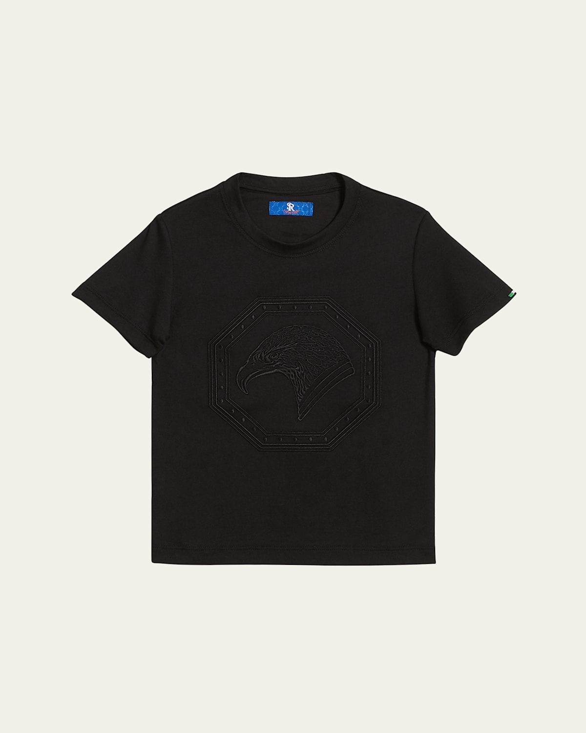 Stefano Ricci Boys' Short-sleeve Tee In Black