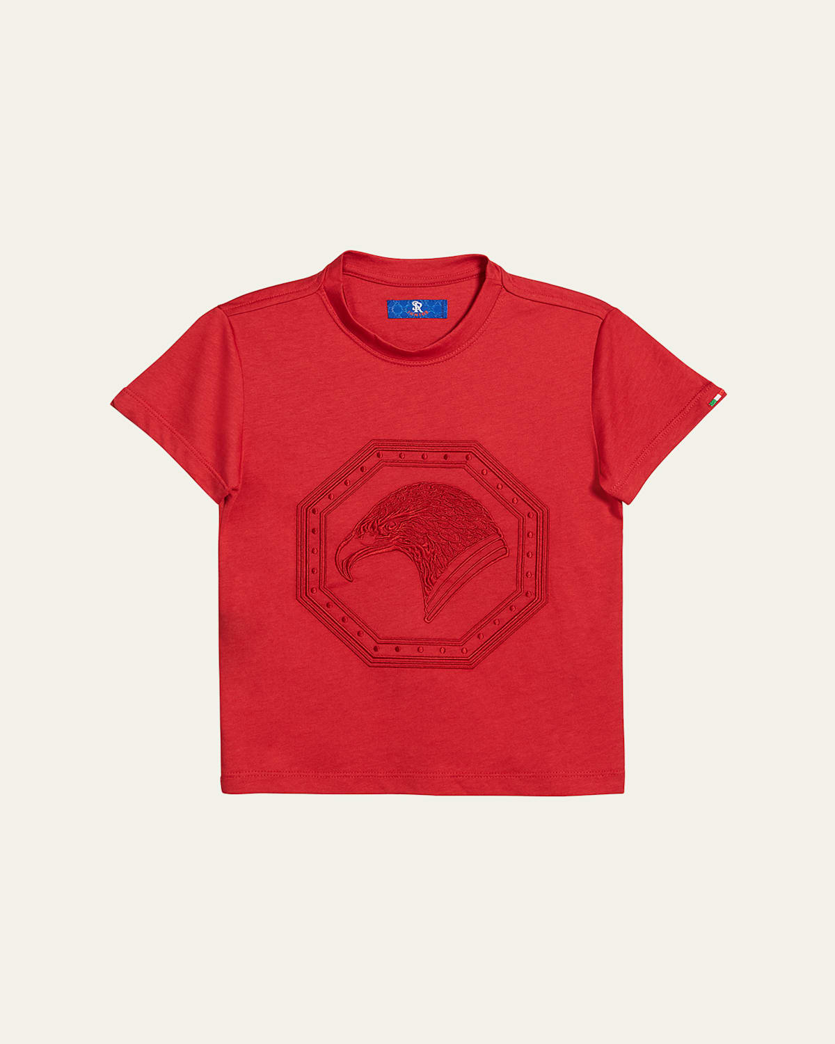 Stefano Ricci Boys' Short-sleeve Tee In Red