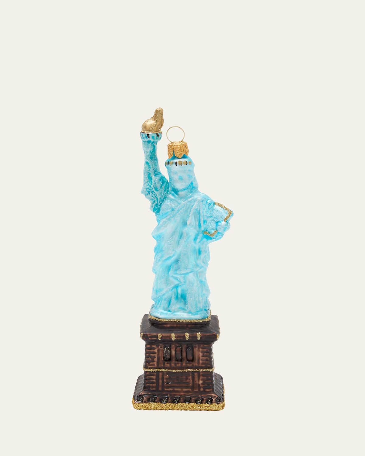 Bergdorf Goodman Statue Of Liberty Christmas Ornament In Blue