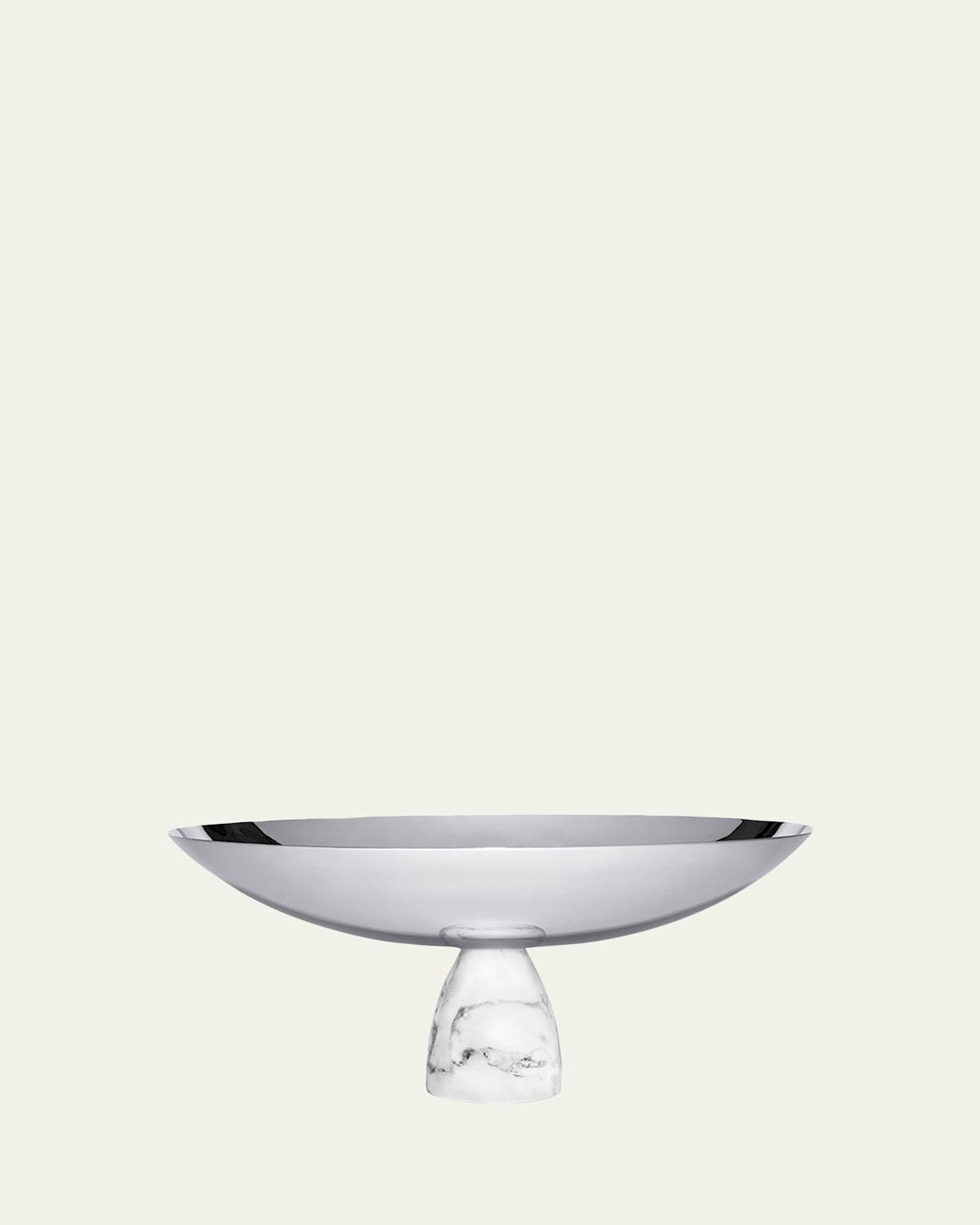 Anna New York Coluna Fruit And Chocolate Bowl In Carrara Slvr