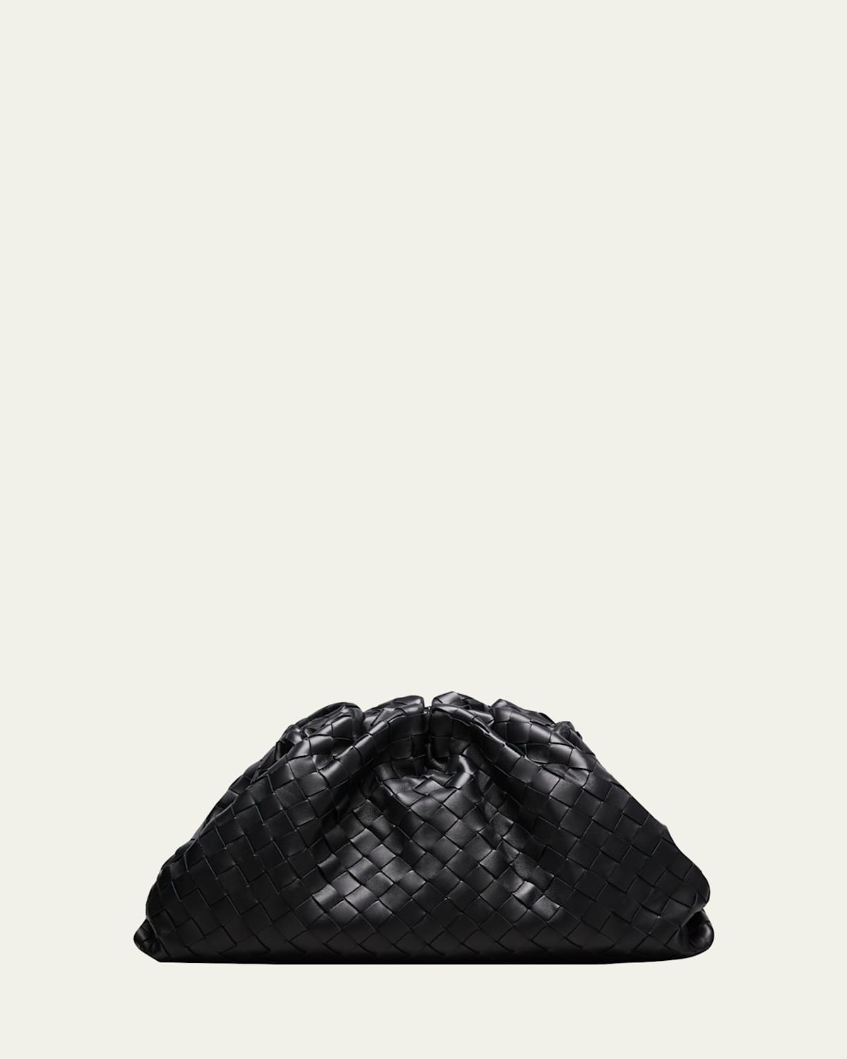 Bottega Veneta Lambskin Leather Pouch Clutch Bag In Multi