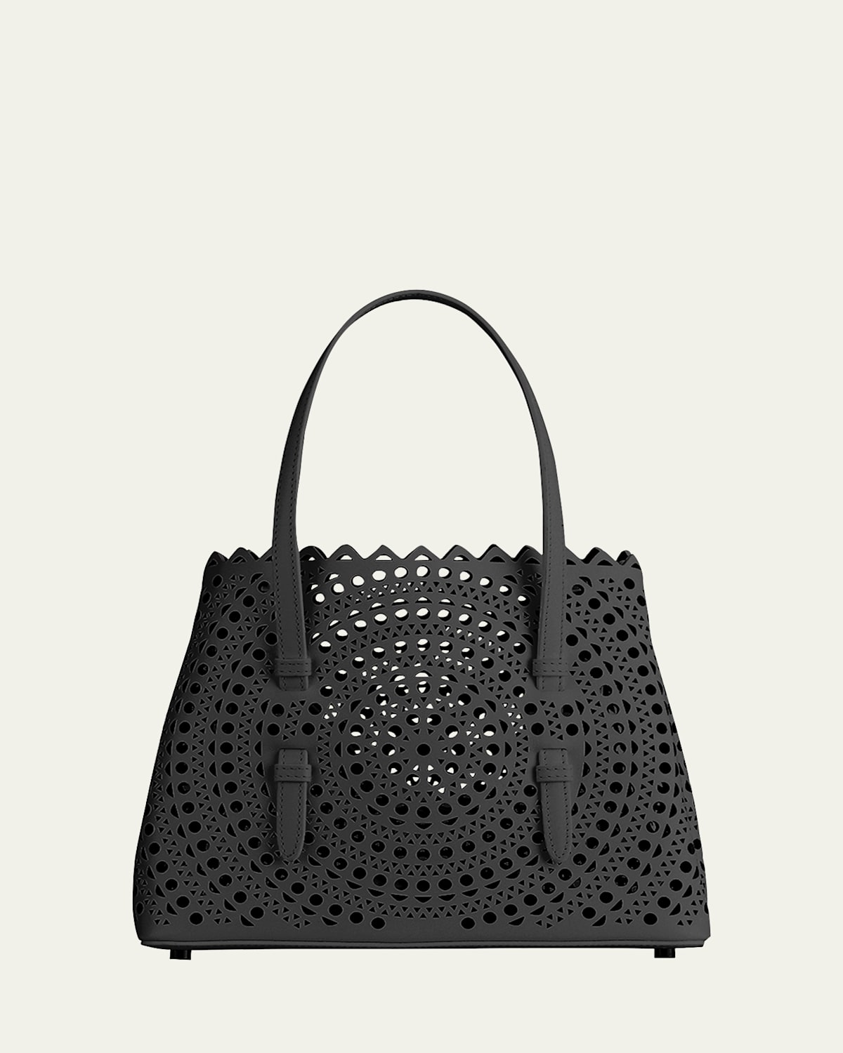 Alaïa Mina 32 Tote Bag In Vienne Perforated Leather
