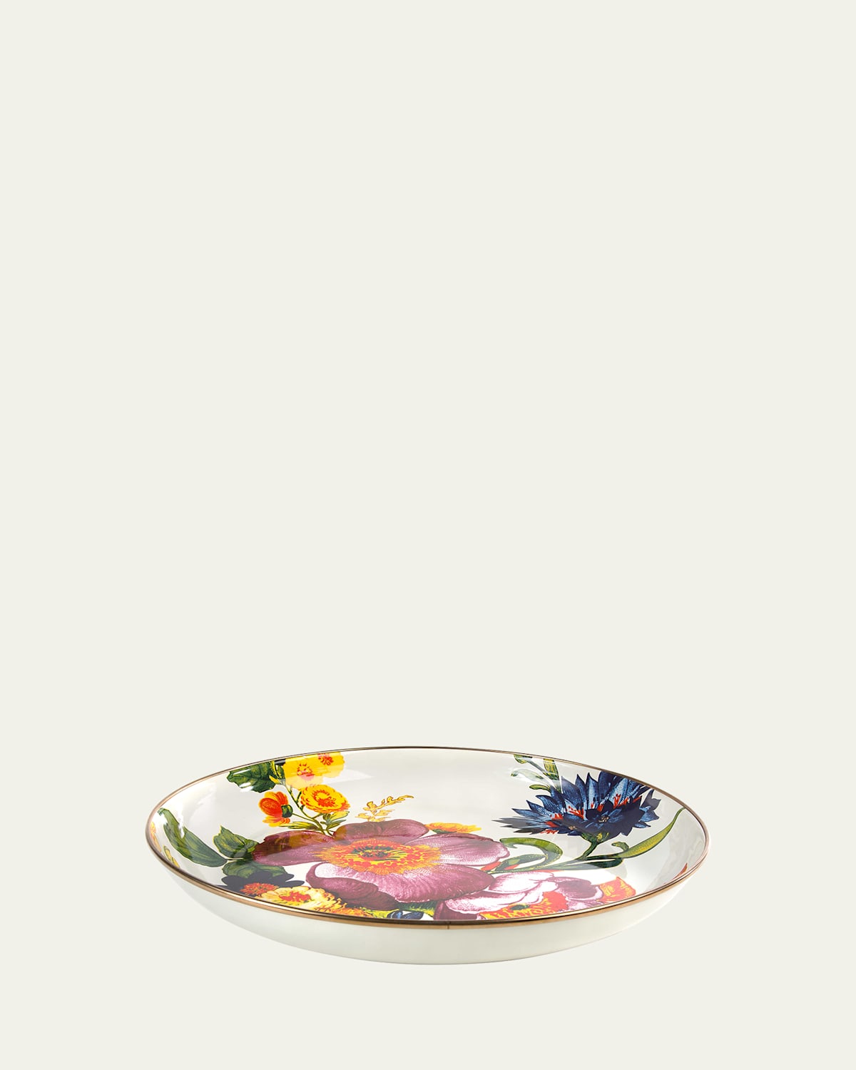 Mackenzie-childs Flower Market Abundant Bowl, White