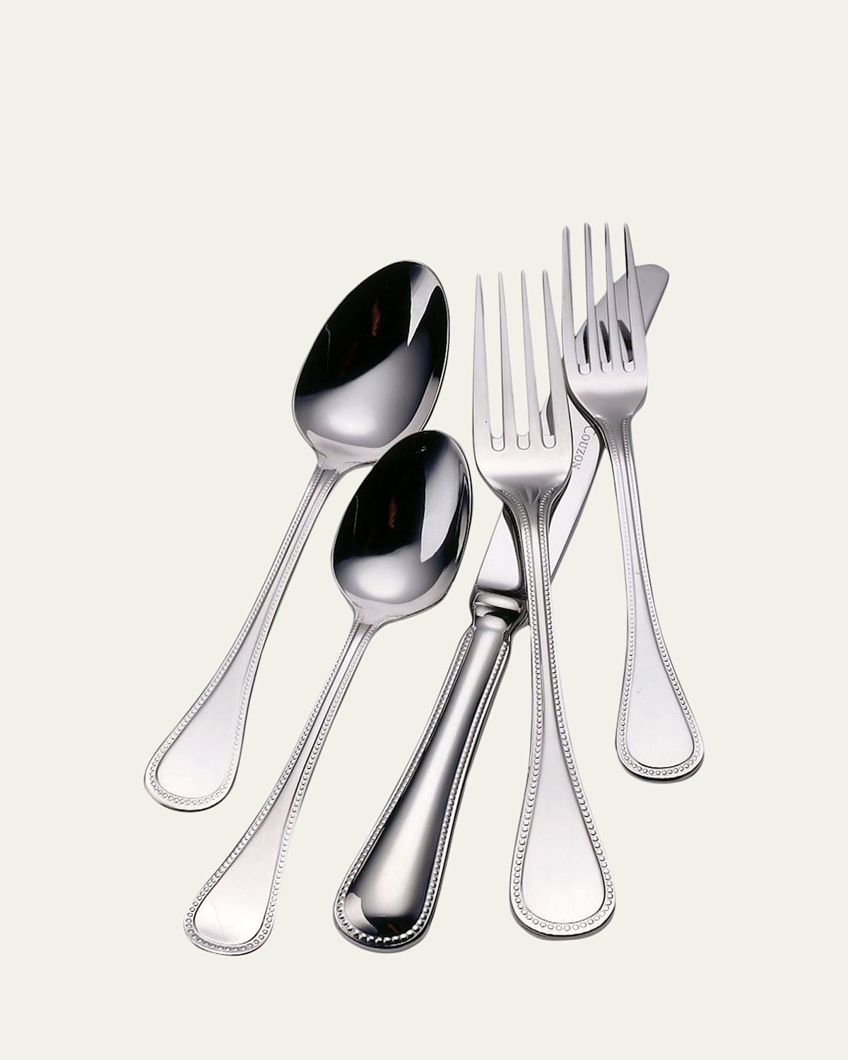 Couzon Le Perle 5-Piece Flatware Set | Thumbnail 3 Couzon Le Perle 5-Piece Flatware Set | Thumbnail 3