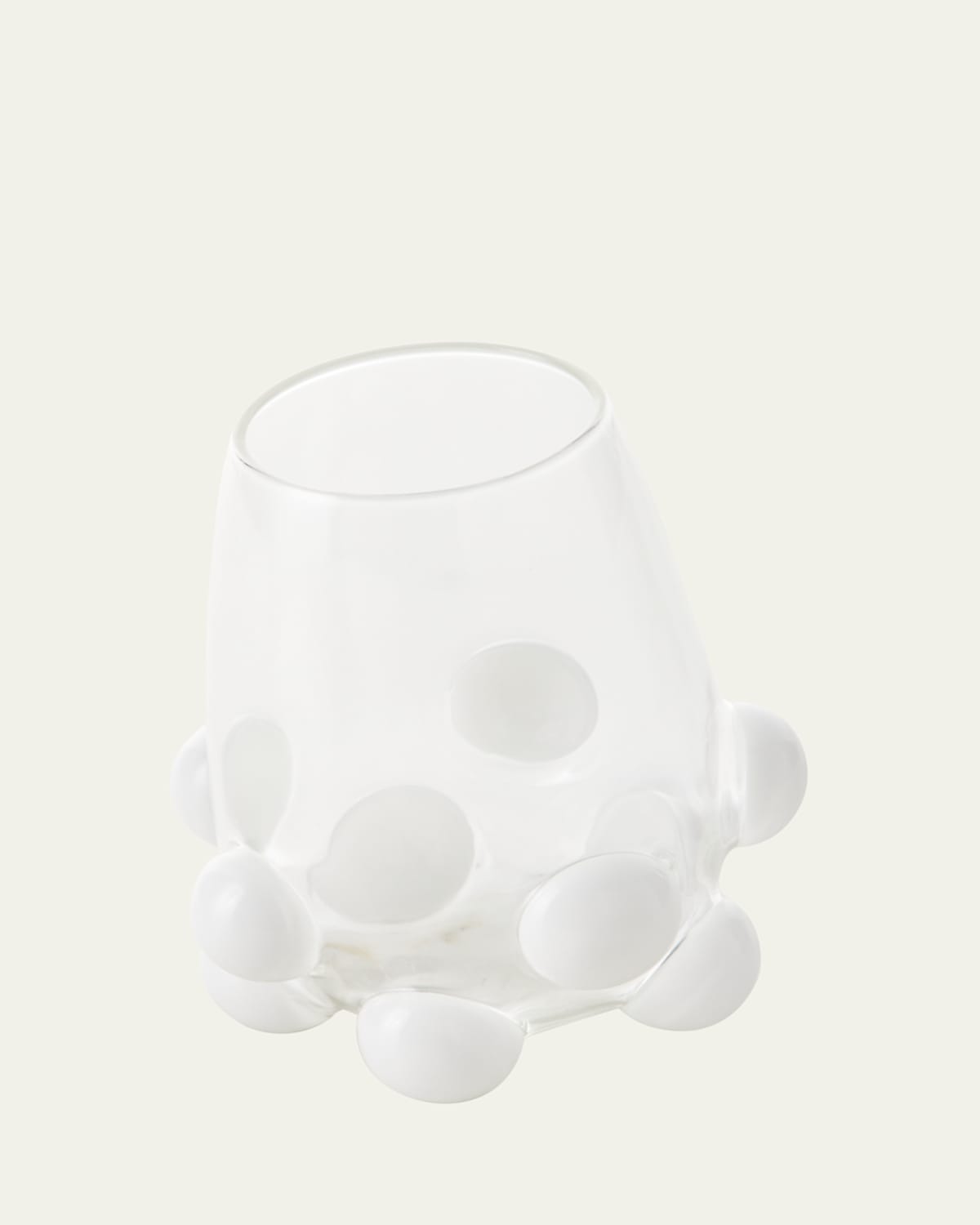 Massimo Lunardon Bubble Wine Glass, White