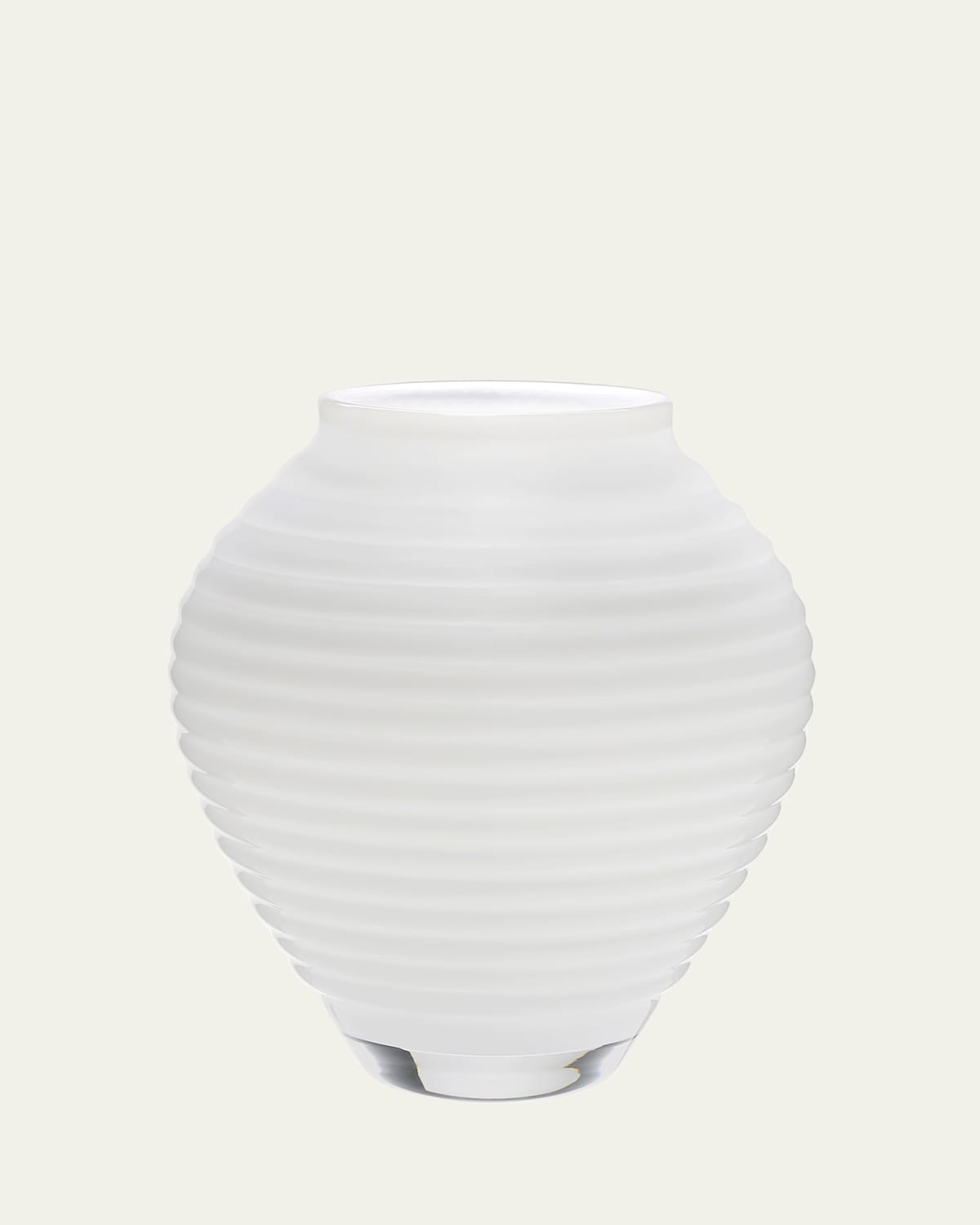 William Yeoward Crystal Ariadne Vase, 11" In White