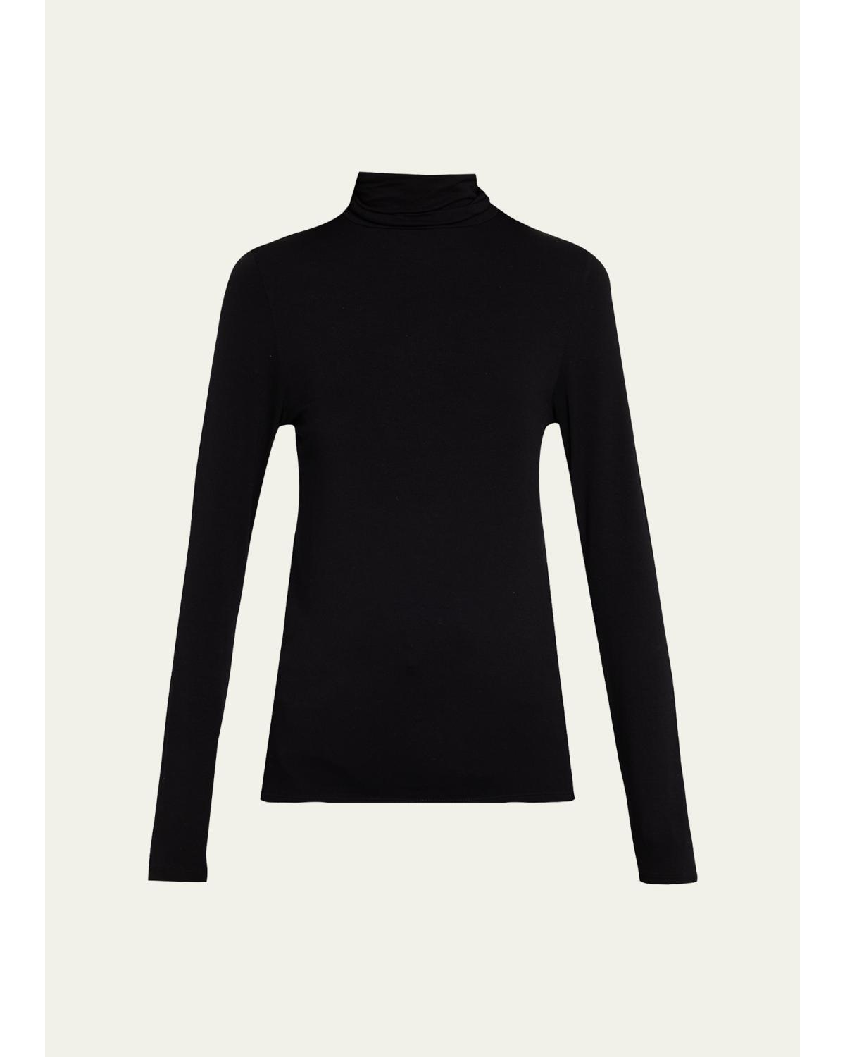 Viscose Jersey Turtleneck