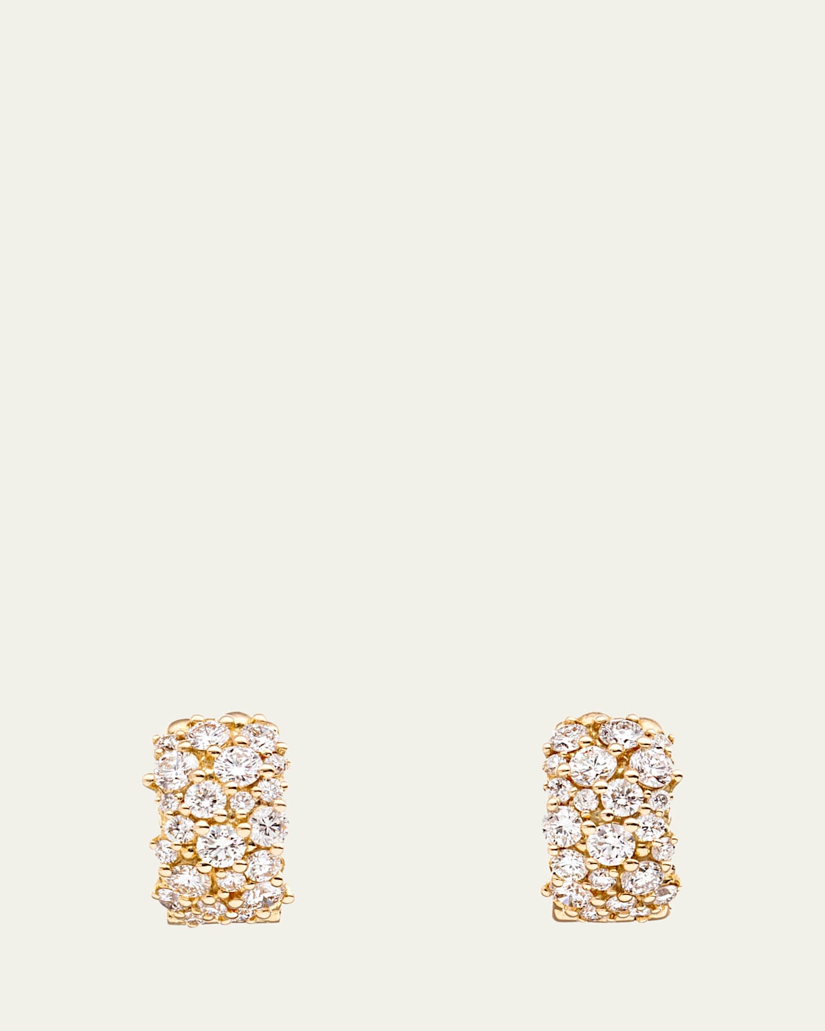 18K Yellow Gold Stitch Pinpoint Diamond Tennis Bracelet