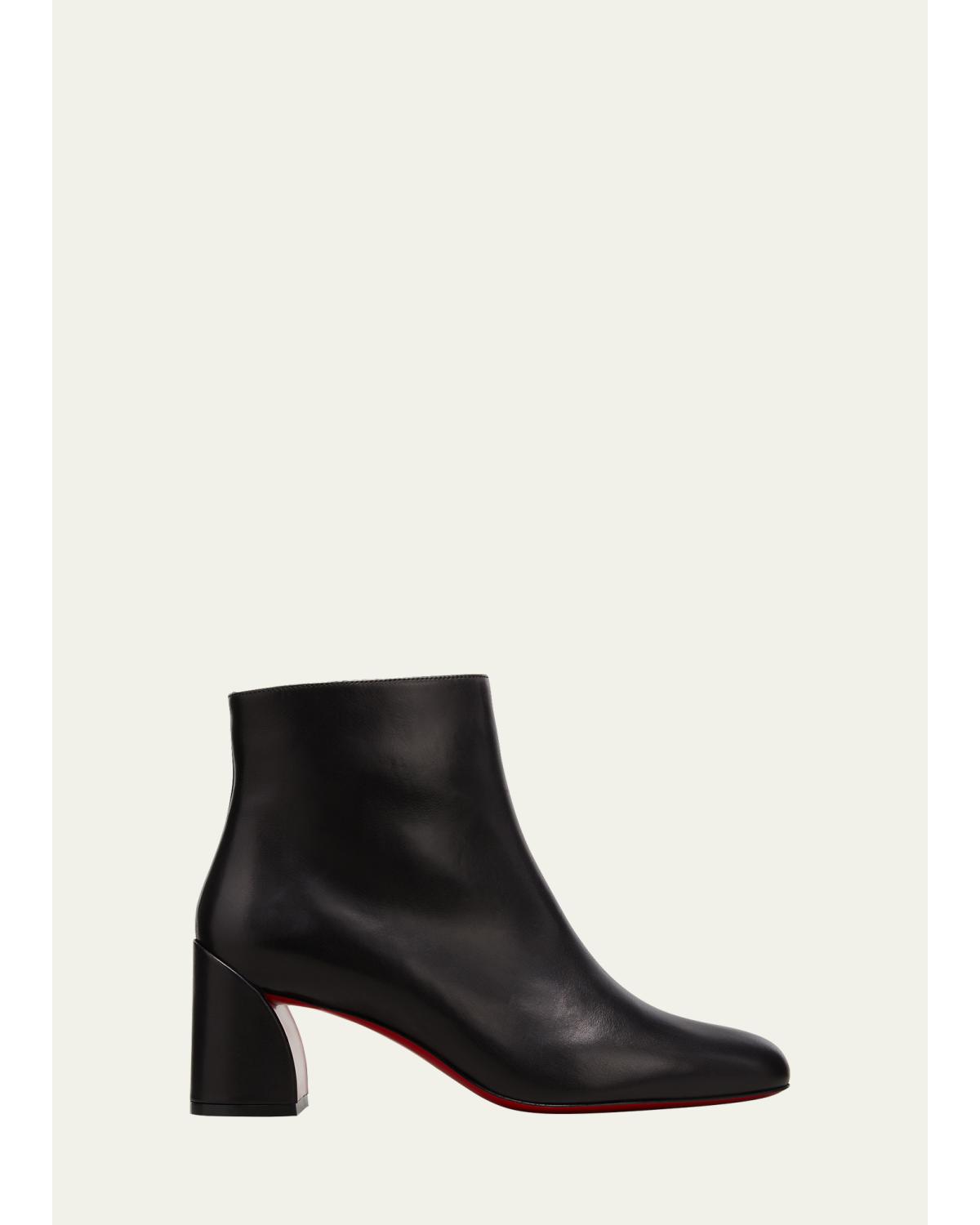 55Mm Turela Leather Side-Zip Booties