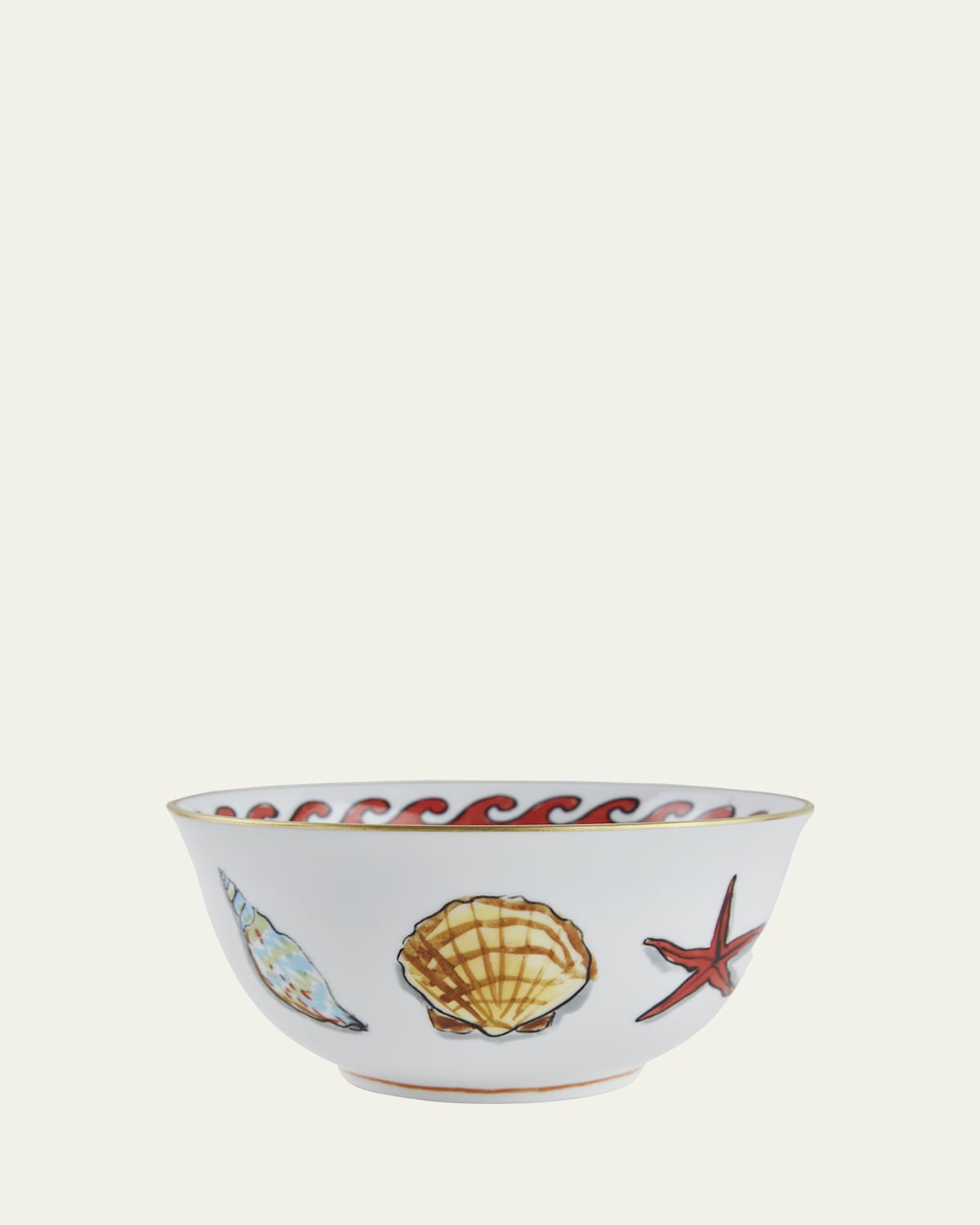Ginori 1735 Il Viaggio Di Nettuno Bowl, White