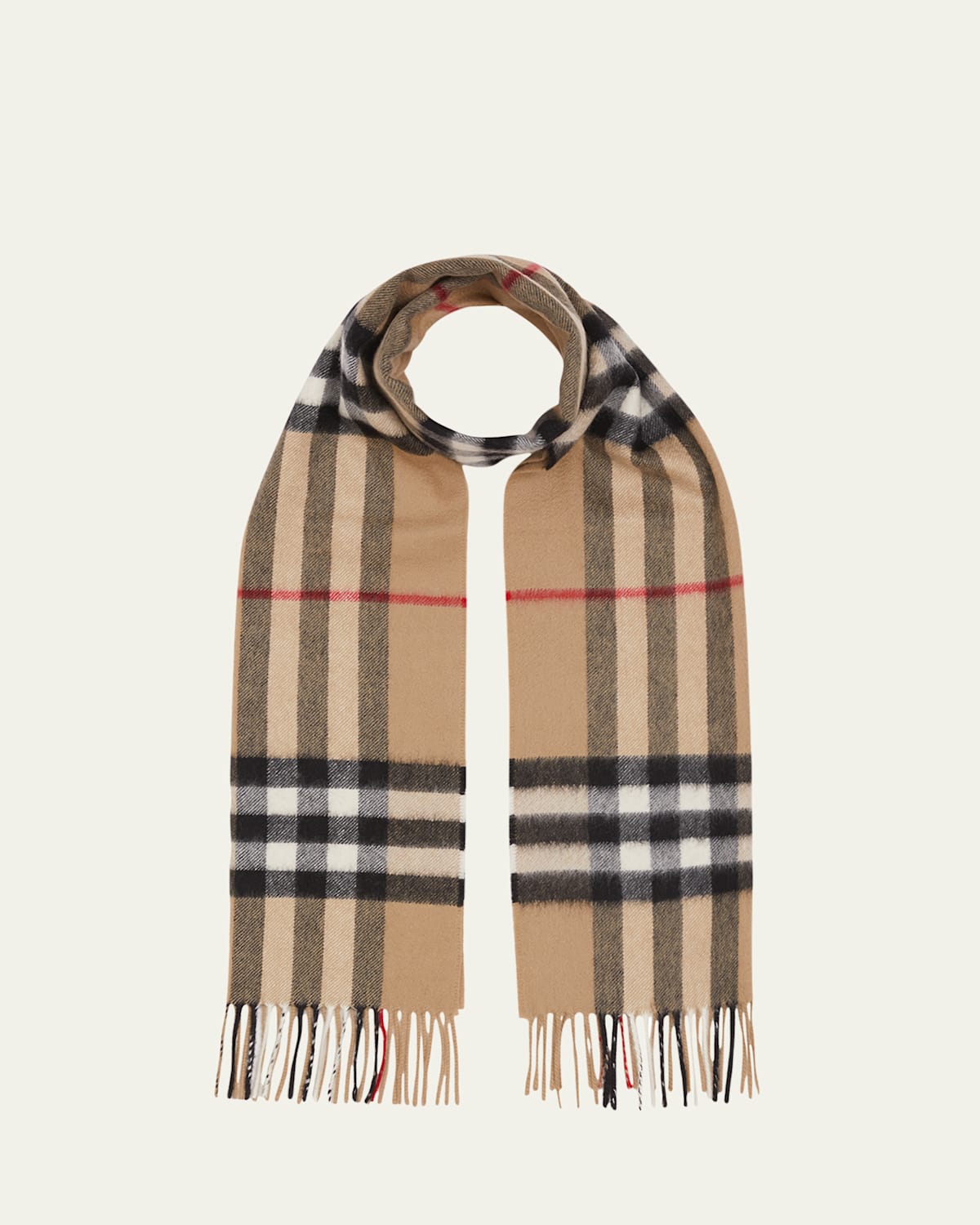 Giant Check Cashmere Scarf