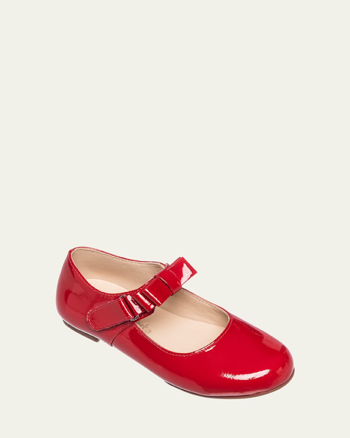 Elephantito Girl's Charlotte Patent Leather Mary Jane, Toddler/kids In Patent Red