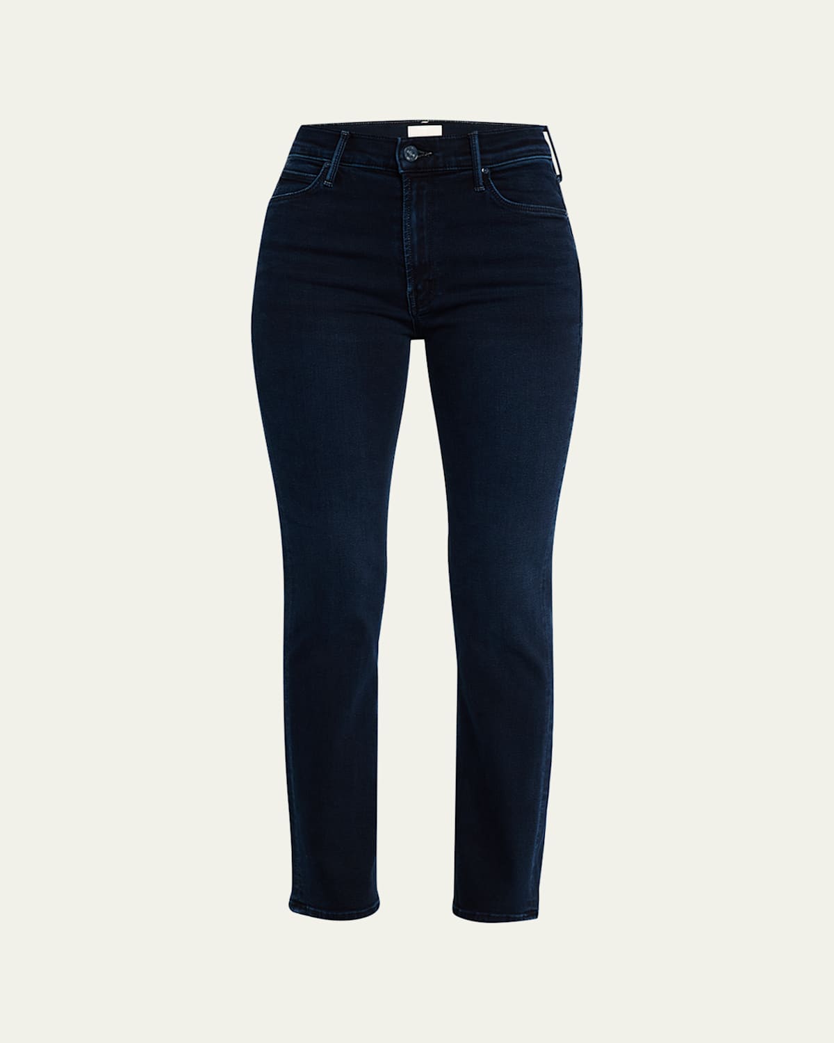 Mother The Dazzler Straight-leg Jeans In Chip On My Shoulder