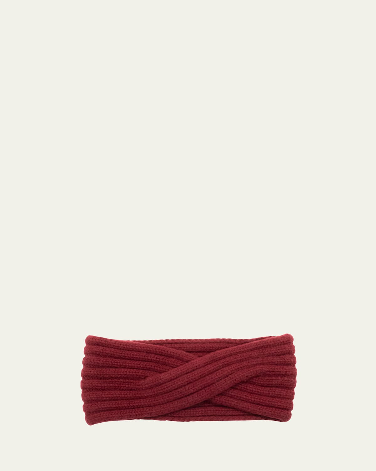 Portolano Ribbed-knit Cashmere Headband In Rum