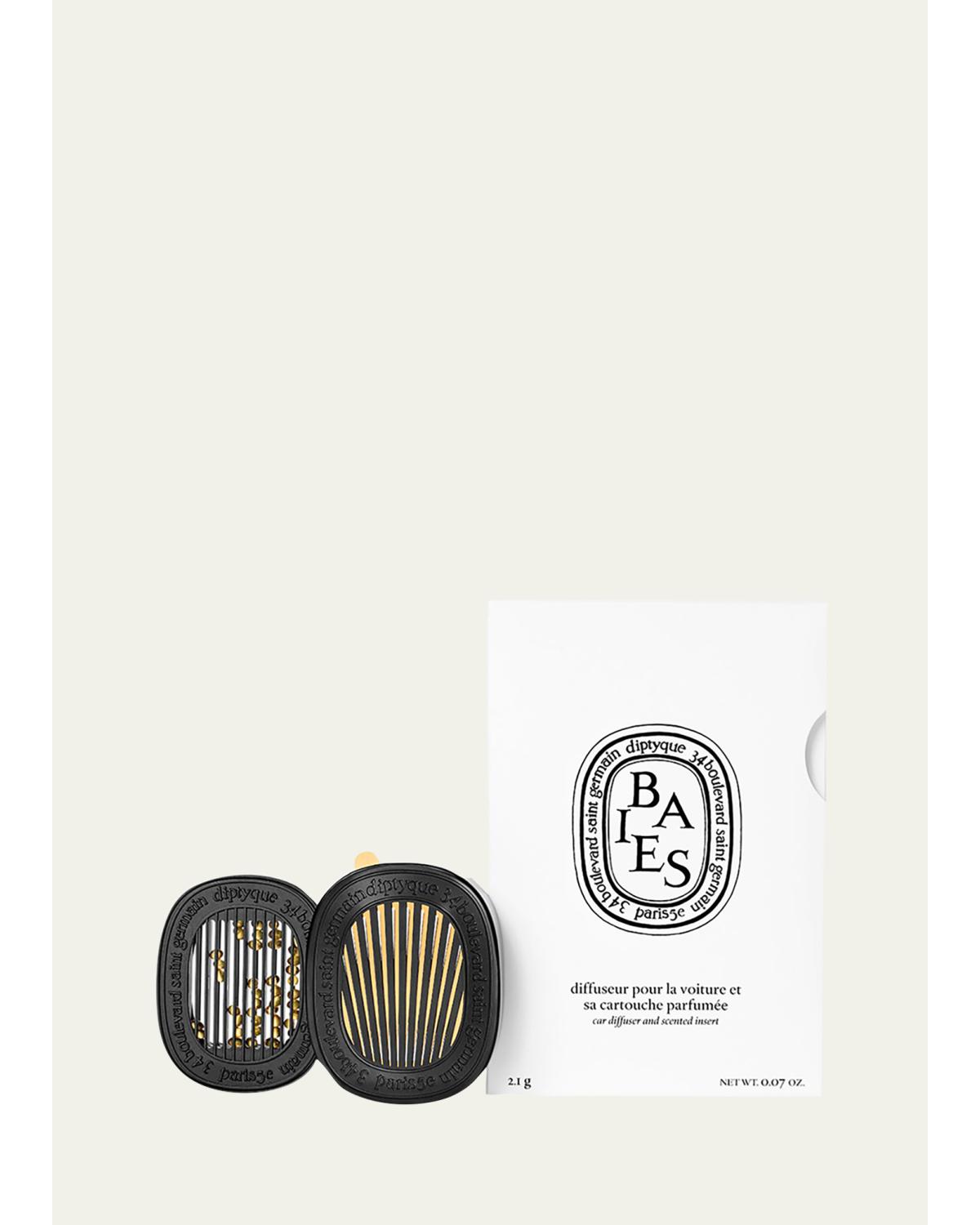 Baies (Berries) Car Fragrance Diffuser and Refill Insert Set, 0.07 oz.