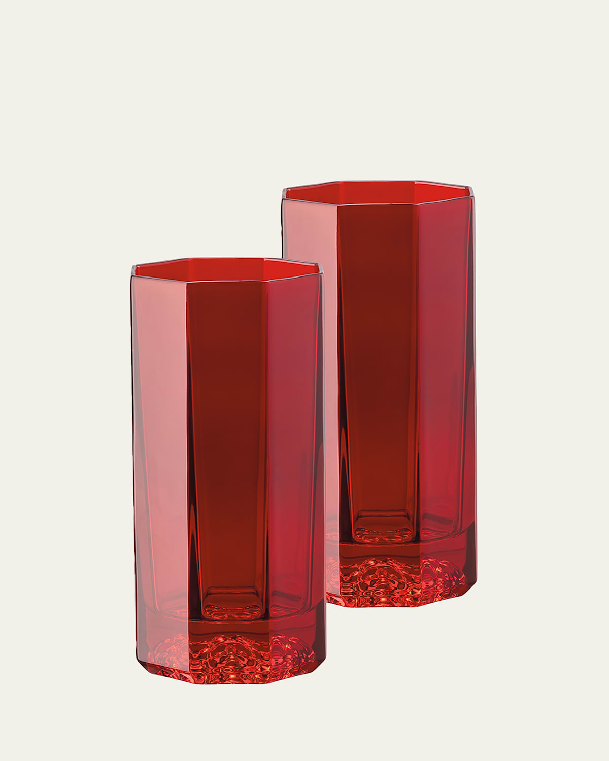 Versace Medusa Lumiere 2-piece Long Drink Glass Set